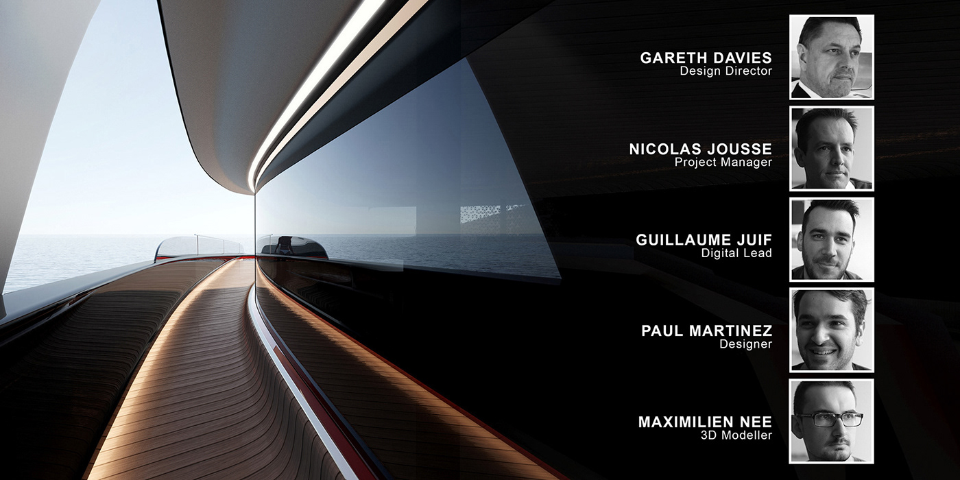 Gareth Davies，Carat 187，Super Yacht ，Aesthetic design，