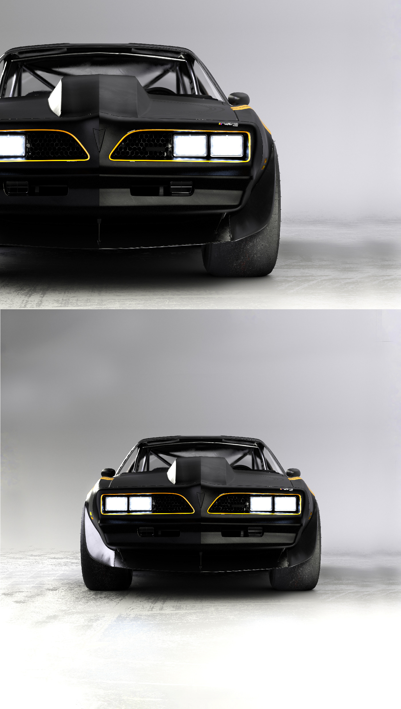 Dominic Brooks，Pontiac Firebird，OUROBOROS，Render，automobile，