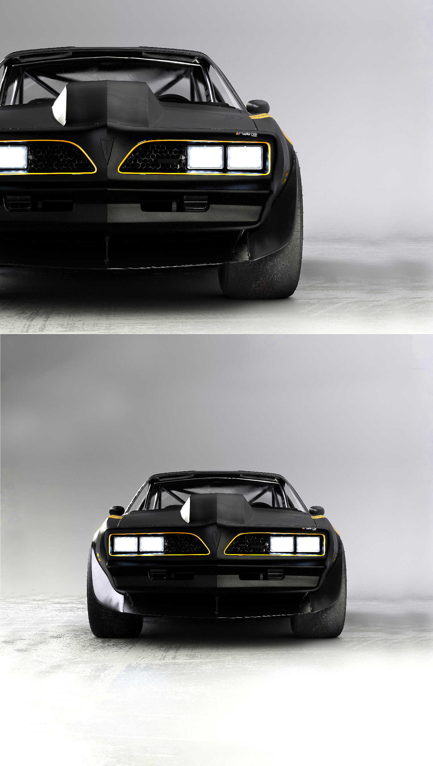 Dominic Brooks，Pontiac Firebird，OUROBOROS，Render，automobile，