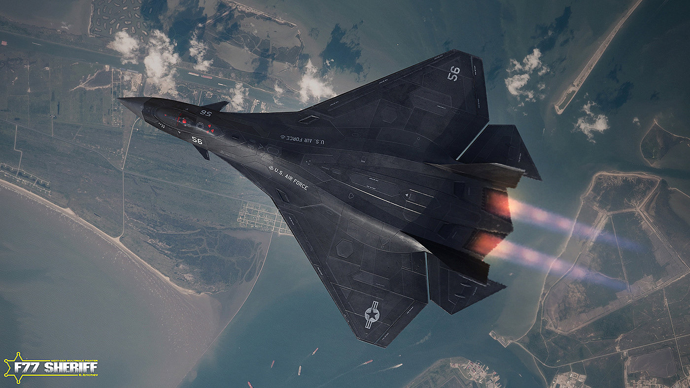 I fill Enchev，F77，Multi-purpose fighter concept，