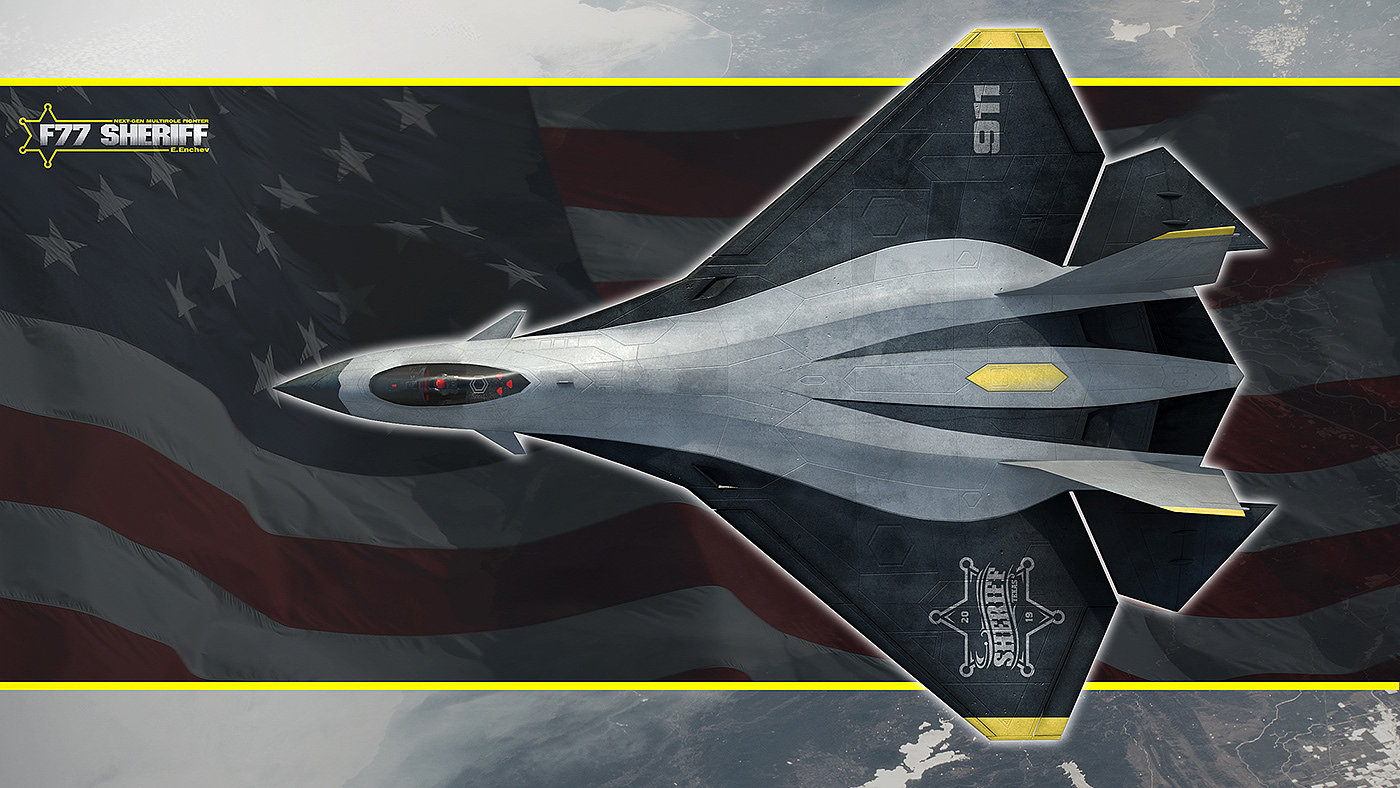 I fill Enchev，F77，Multi-purpose fighter concept，