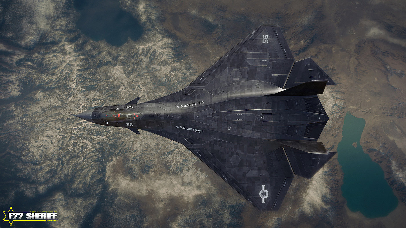 I fill Enchev，F77，Multi-purpose fighter concept，