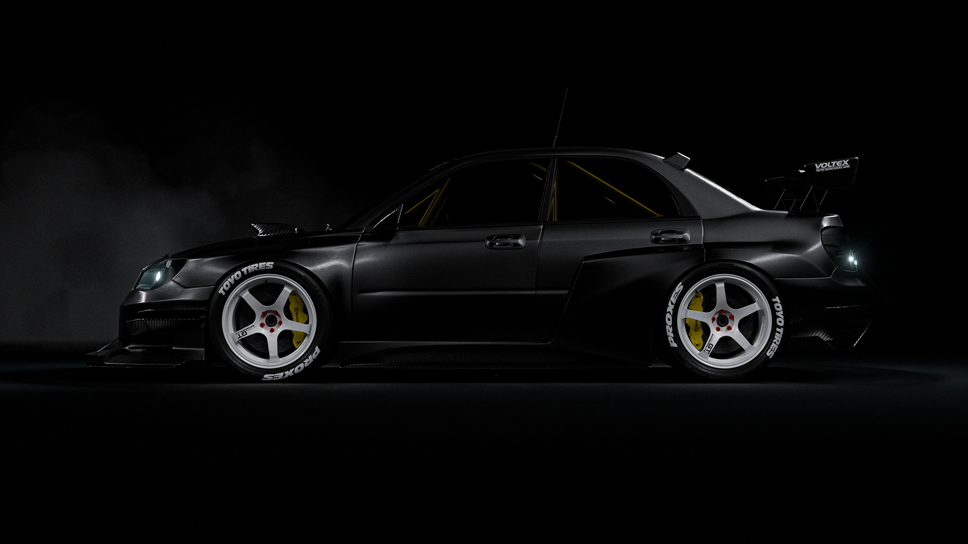 Ayoub EL Boukili，IMPRZ-WRX，Automobile design，Render，