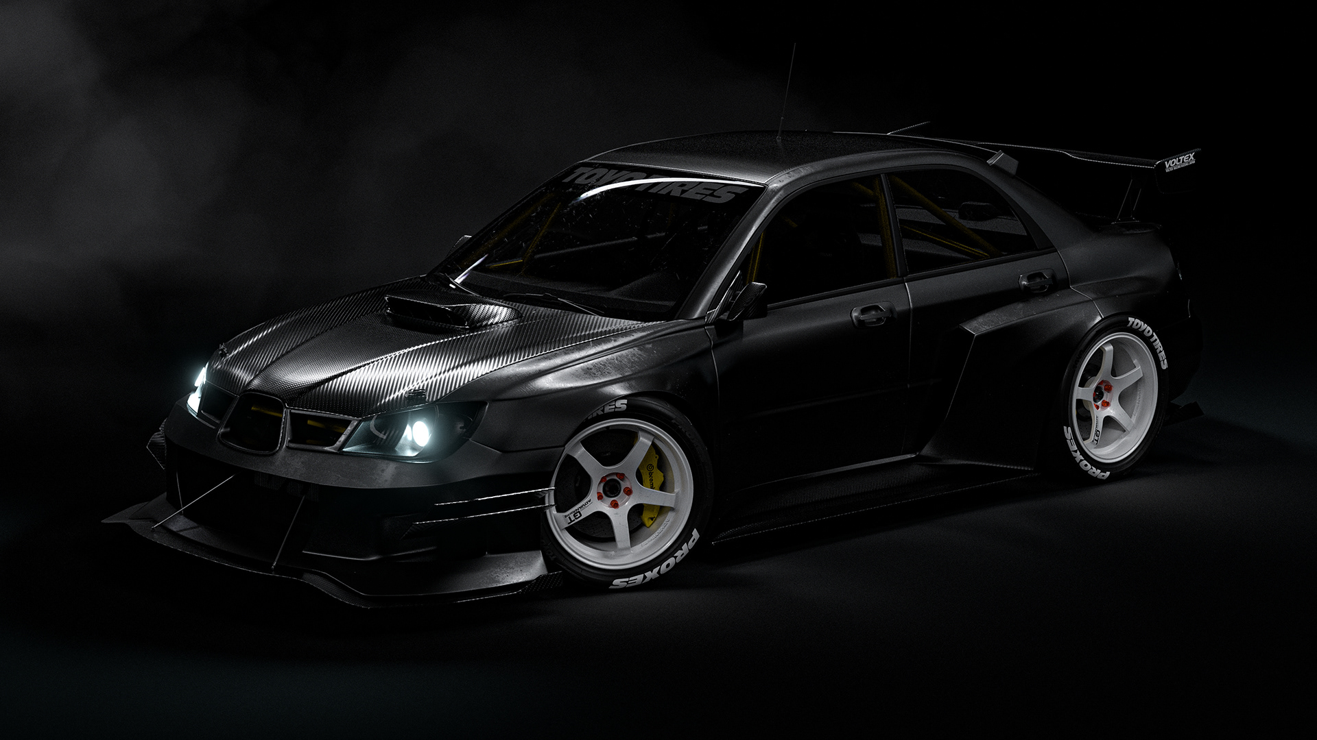 Ayoub EL Boukili，IMPRZ-WRX，Automobile design，Render，