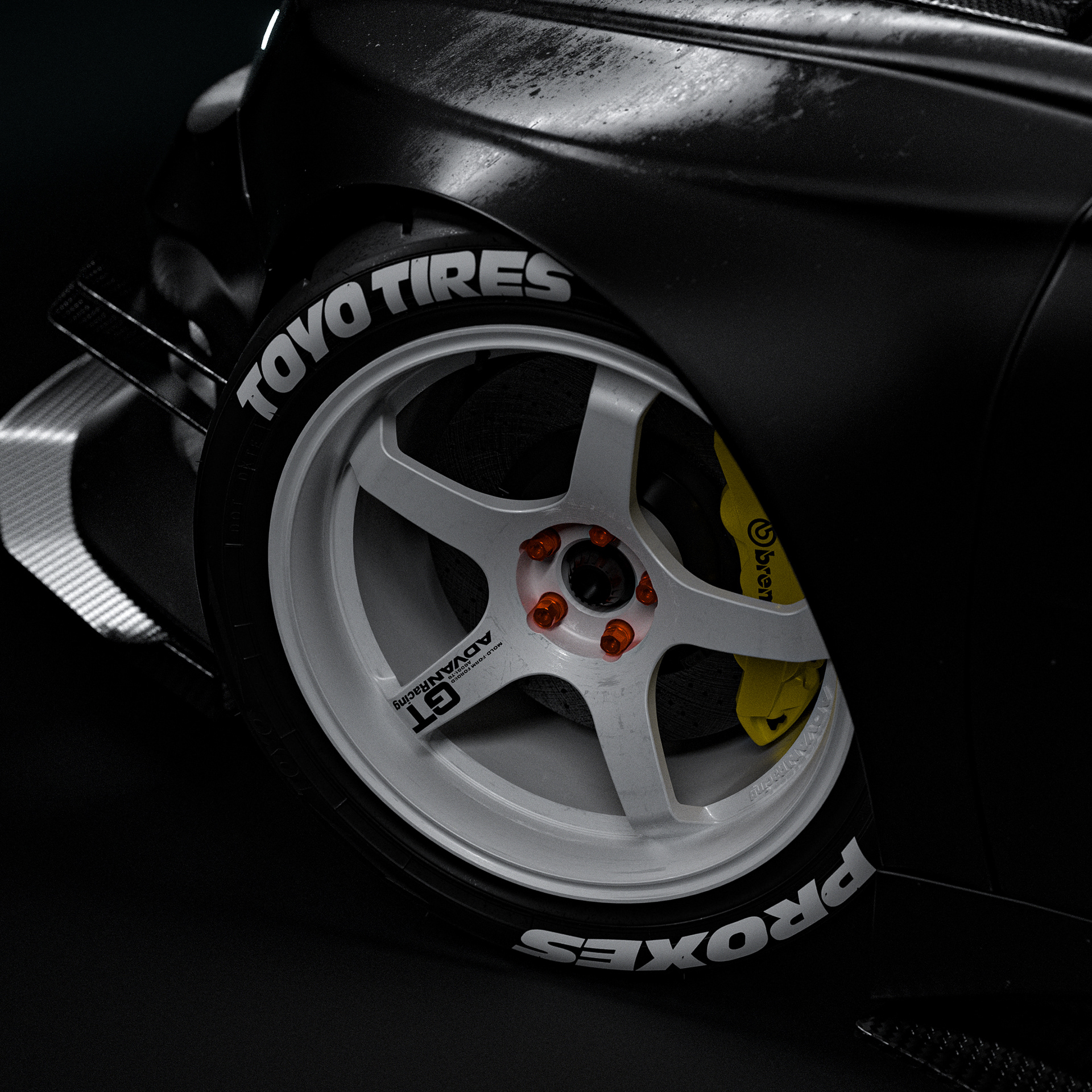 Ayoub EL Boukili，IMPRZ-WRX，Automobile design，Render，