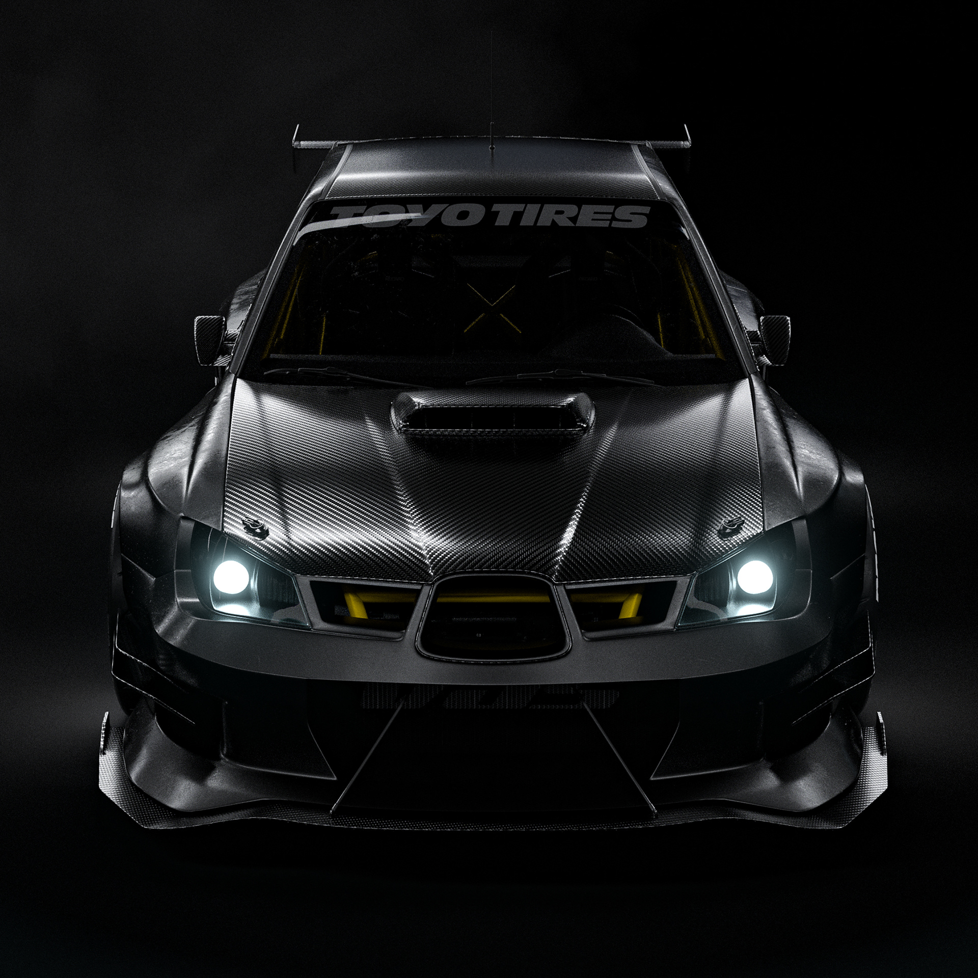 Ayoub EL Boukili，IMPRZ-WRX，Automobile design，Render，