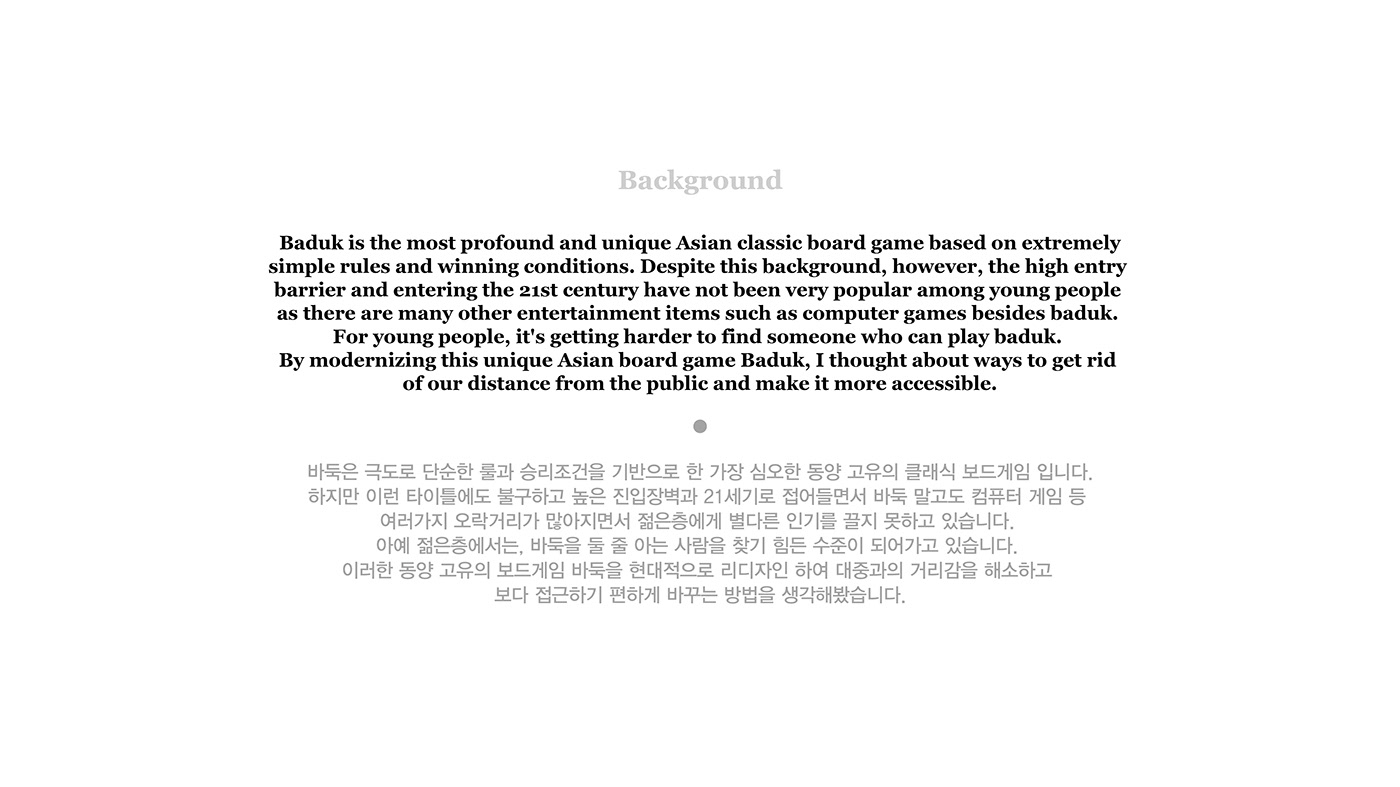 joonho Sung，BO's game，Modern design，the game of go，Asian chess games，