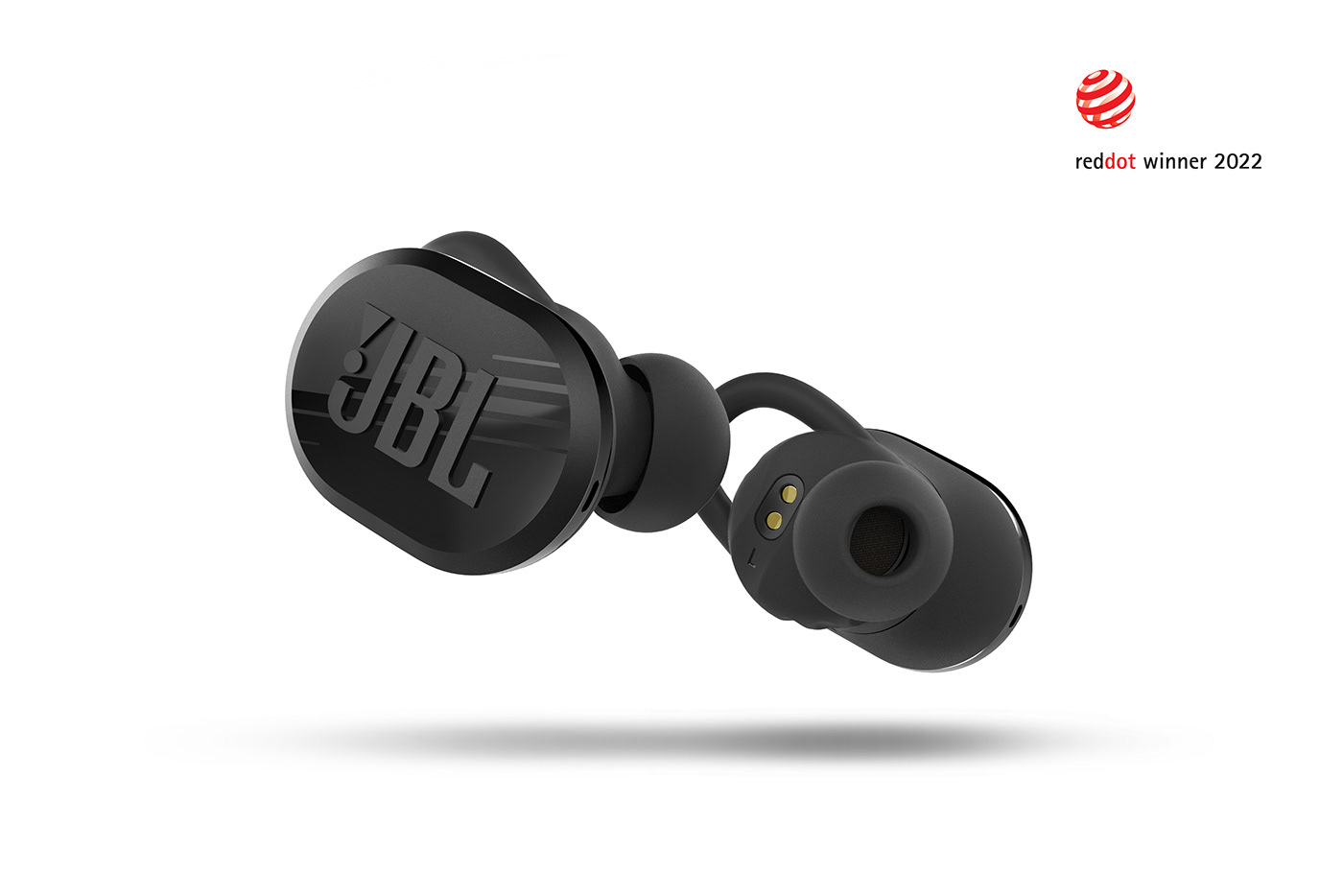 reddot winner 2022，jbl，Earphone design，product design，Ergonomics，Portability，2022 red dot award works，