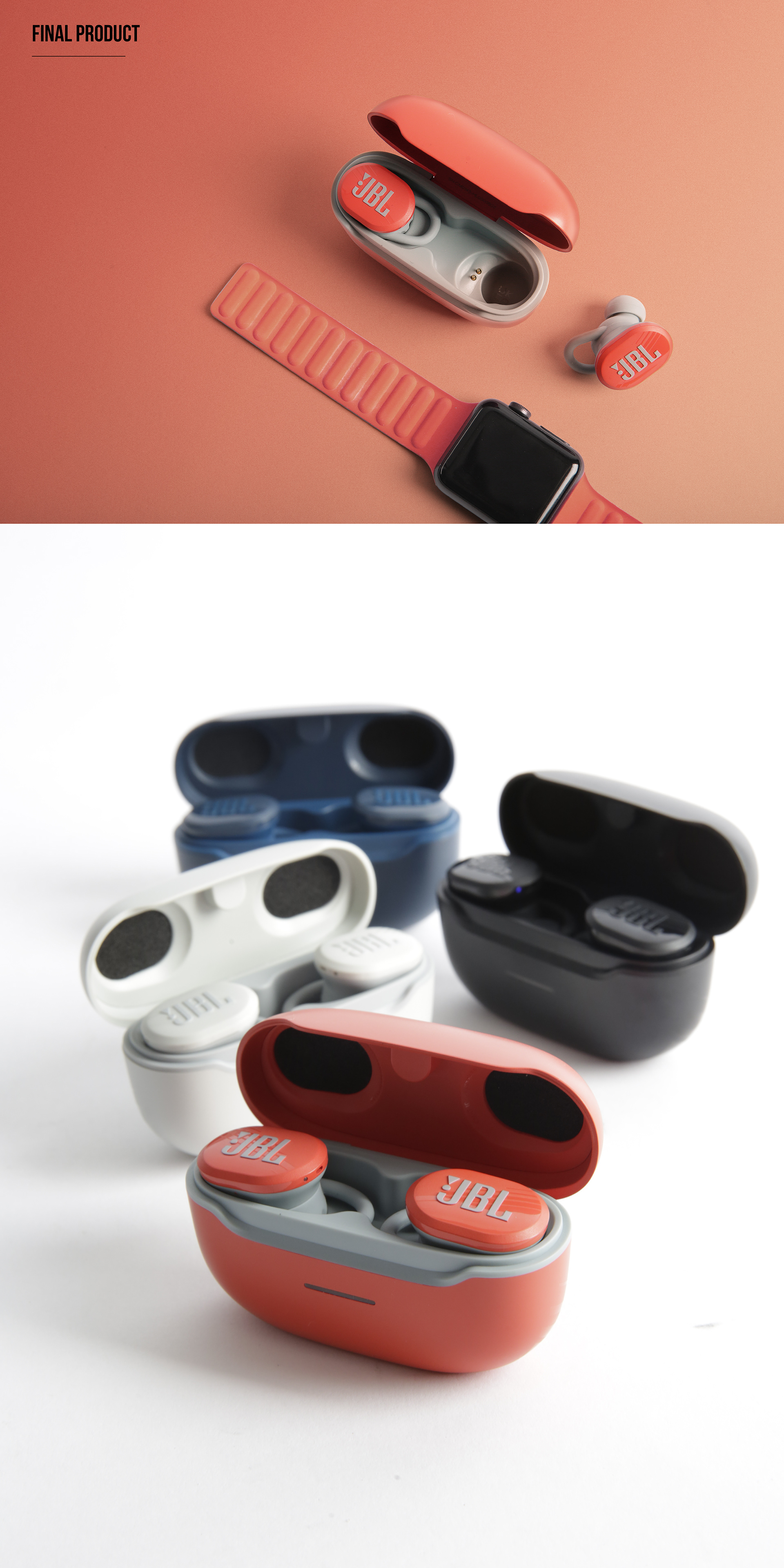 reddot winner 2022，jbl，Earphone design，product design，Ergonomics，Portability，2022 red dot award works，