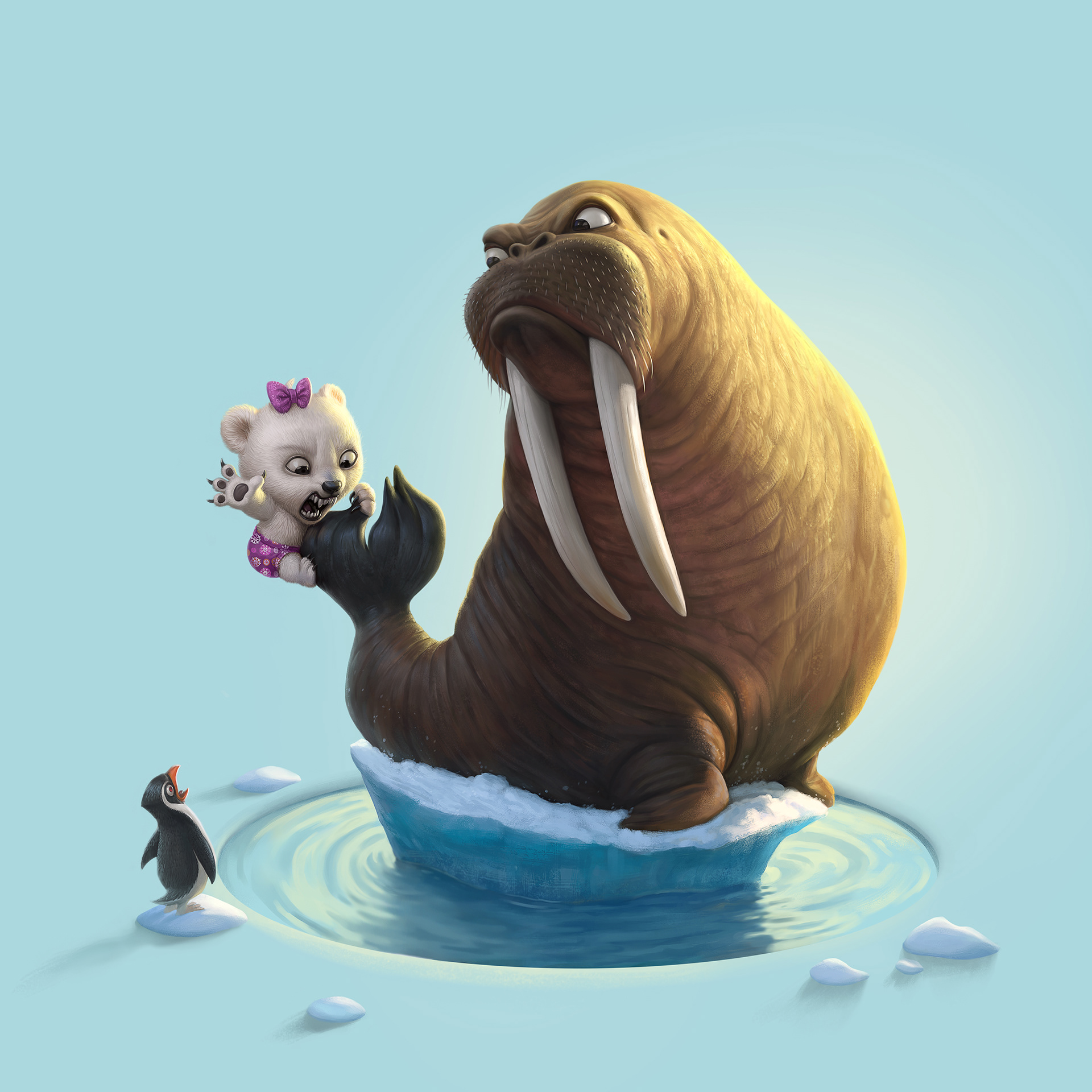 Tiago Hoisel，Illustration，children，