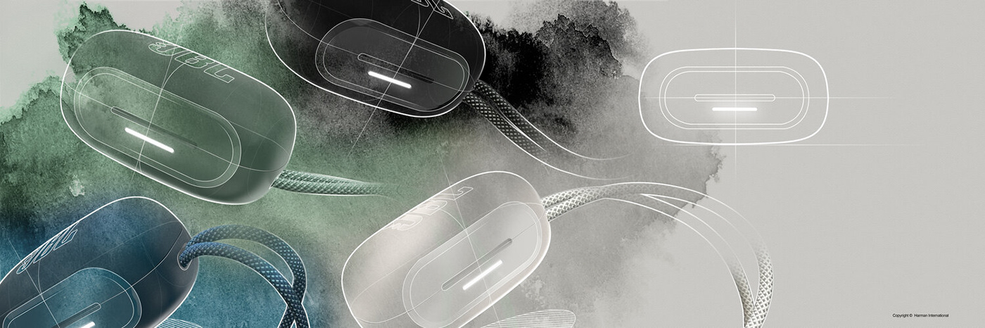 Axel Lorsold，Hawa Souchaud，jbl，Ergonomics，reddot winner 2021，Earphone design，2022 red dot award works，