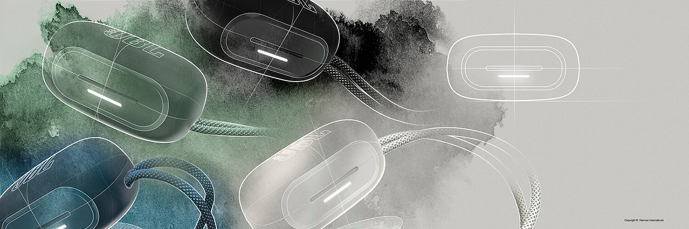 Axel Lorsold，Hawa Souchaud，jbl，Ergonomics，reddot winner 2021，Earphone design，2022 red dot award works，