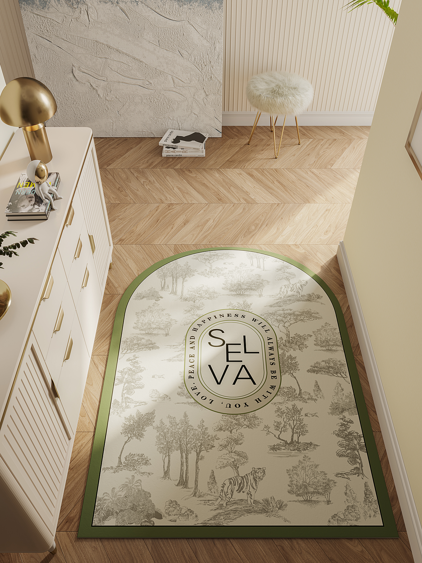 A few carpets，