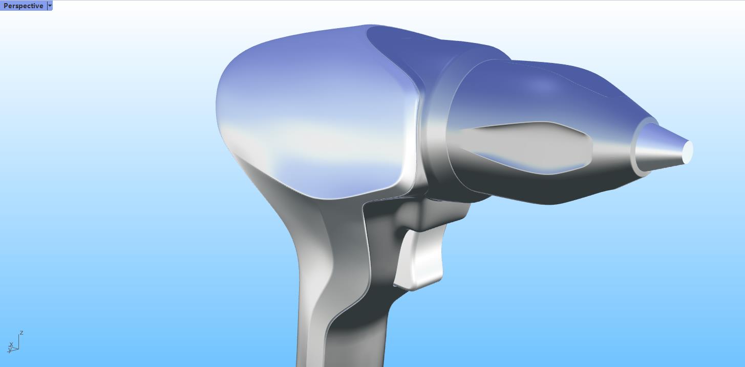 Electric drill，Electric tool，Rhinoceros modeling，industrial design，Rhino modeling，Modeling tutorial，