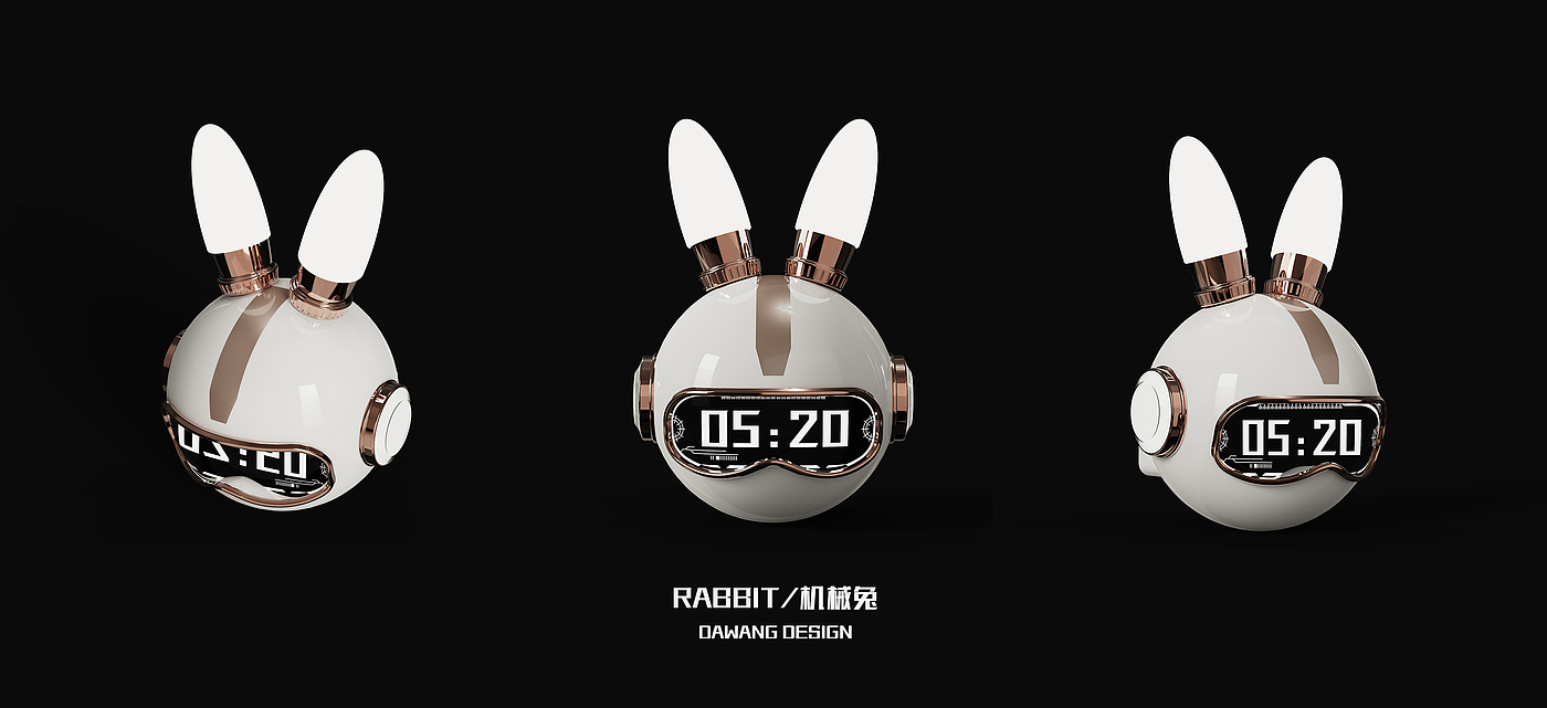 alarm clock，Product design，Night light，Home appliance design，industrial design，Tide play，Cyberpunk，interstellar，