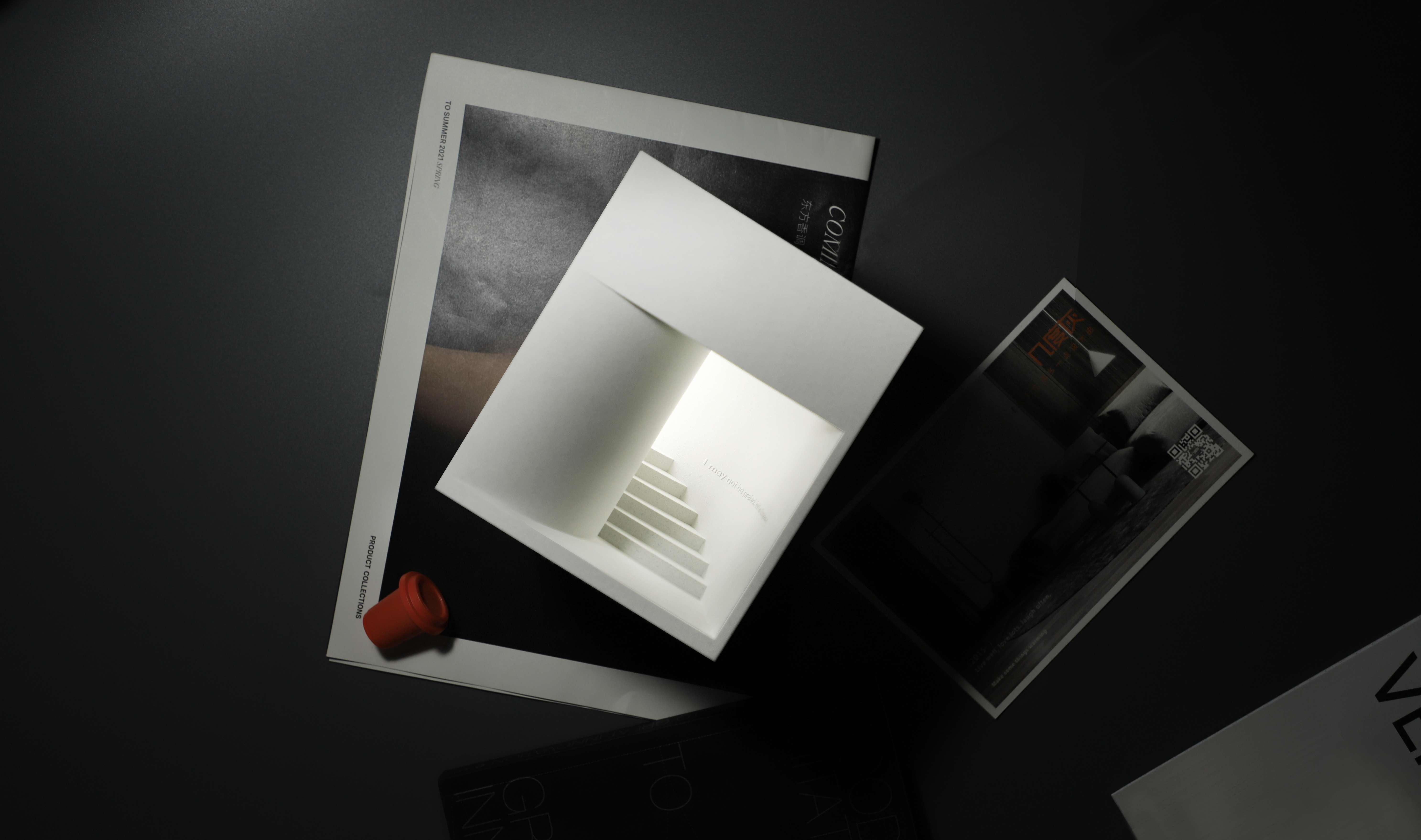 Several degrees of gray，Night light，Concrete night light，