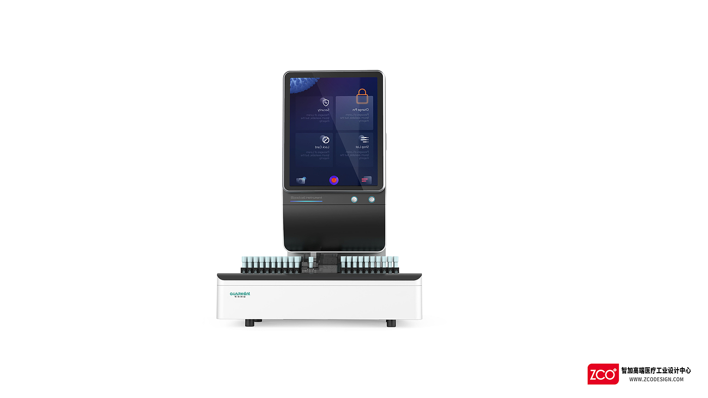 industrial design，medical care，Analyzer，blood，innovate，Zhijia design，instrument，