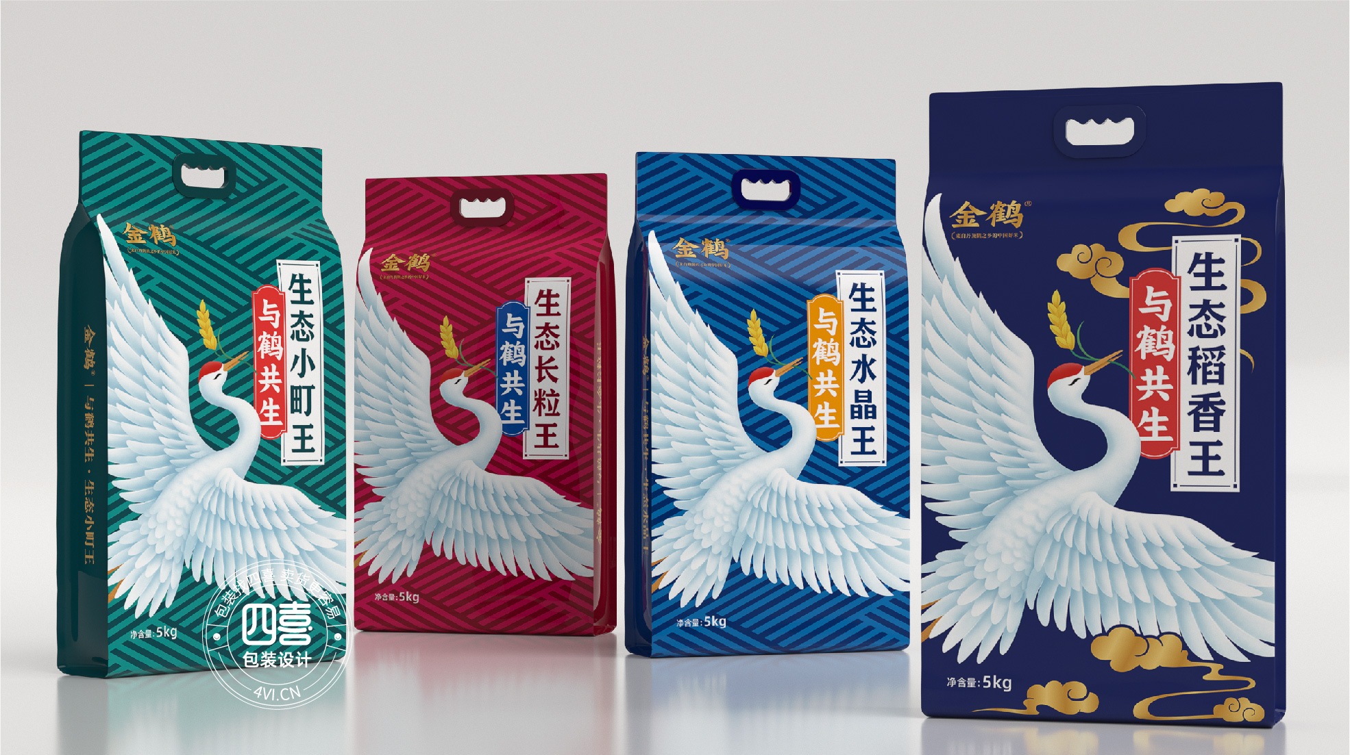 packing design，agriculture products，rice，originality，Brand planning，