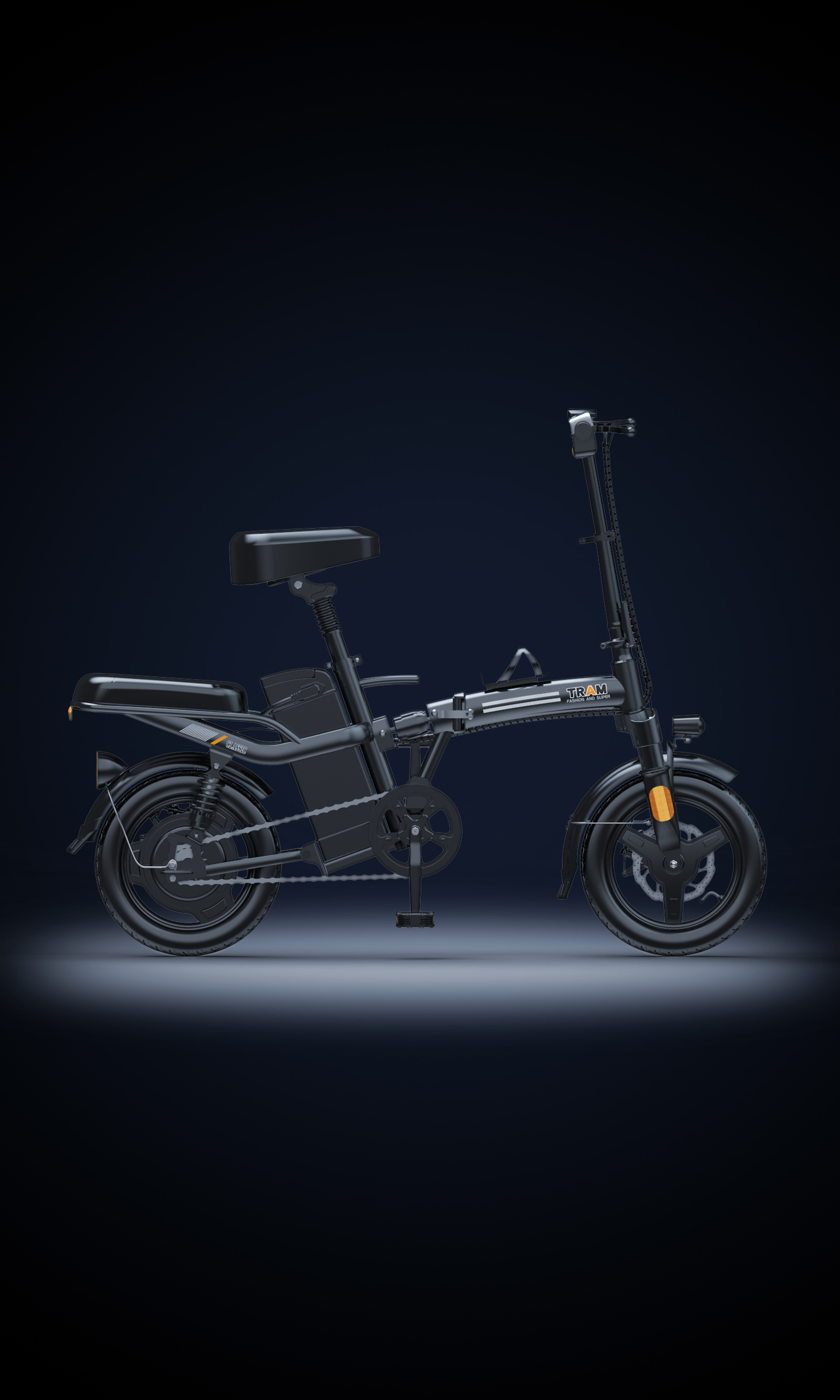 柯益创新tram系列便携式电动自行车设计