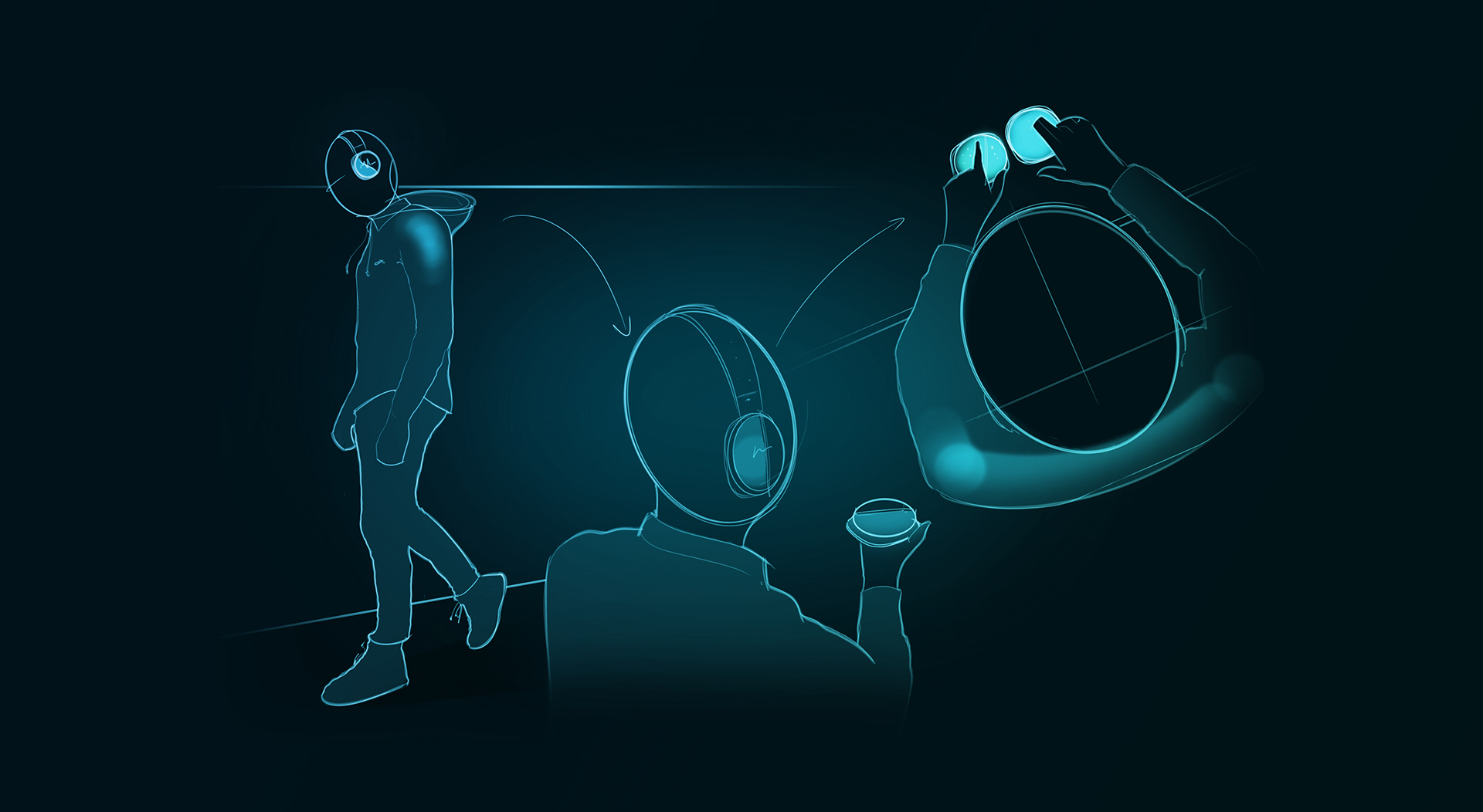 Temo headset，Portable，Wearable device，Musical Instruments，musical composition，headset，