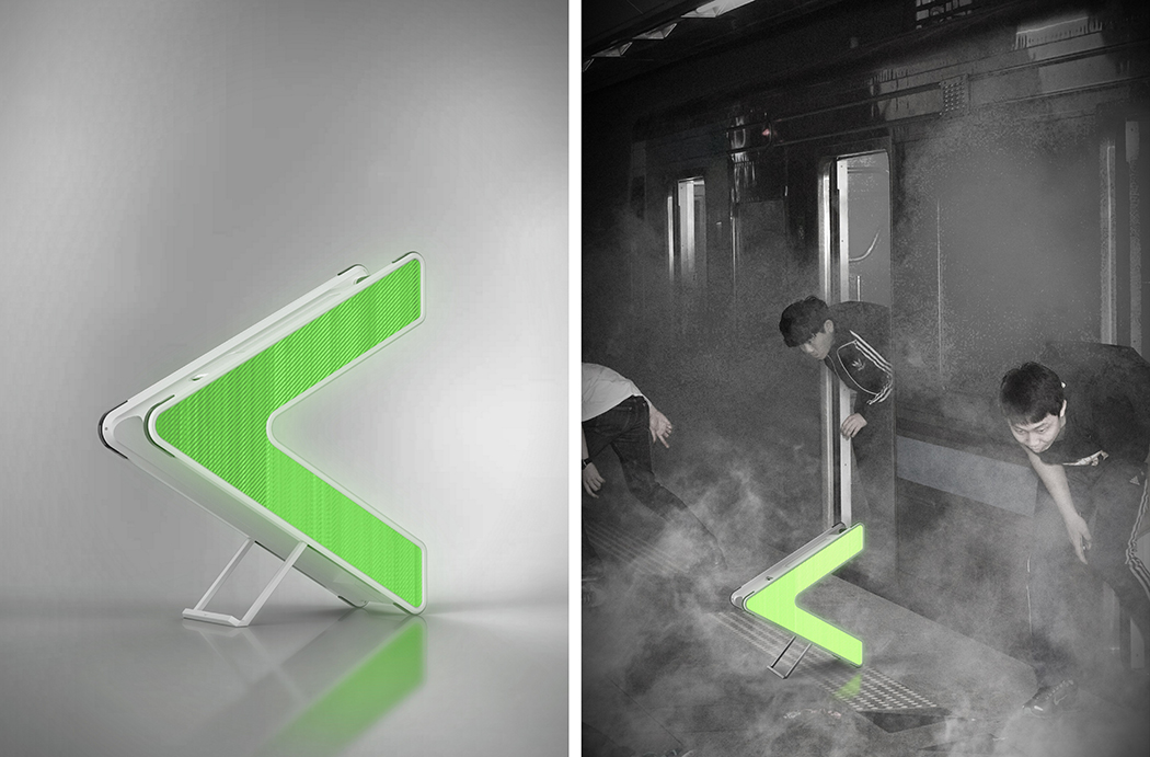 guide，Fire extinguisher support，The Life Arrow，