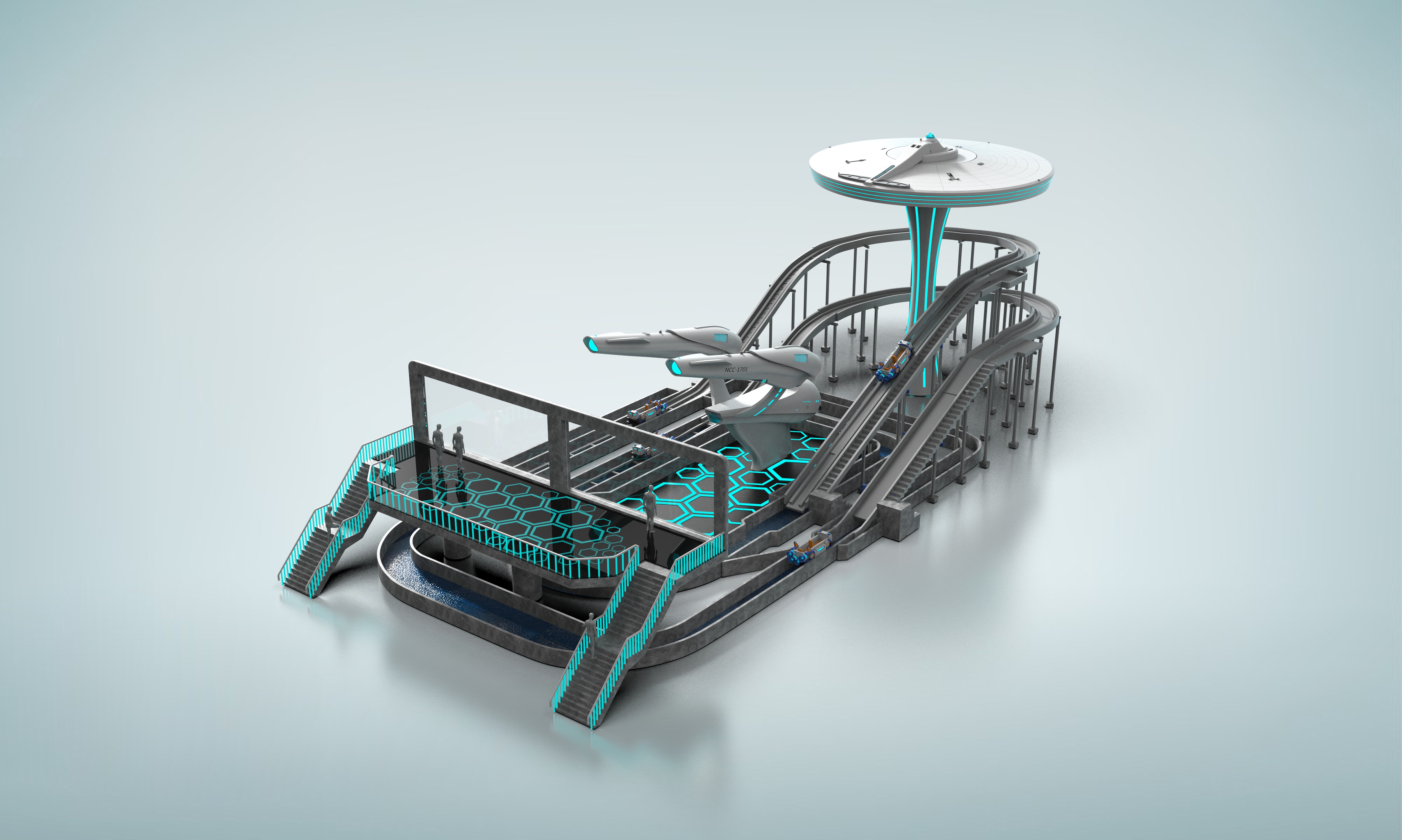 The torrent is advancing bravely.，