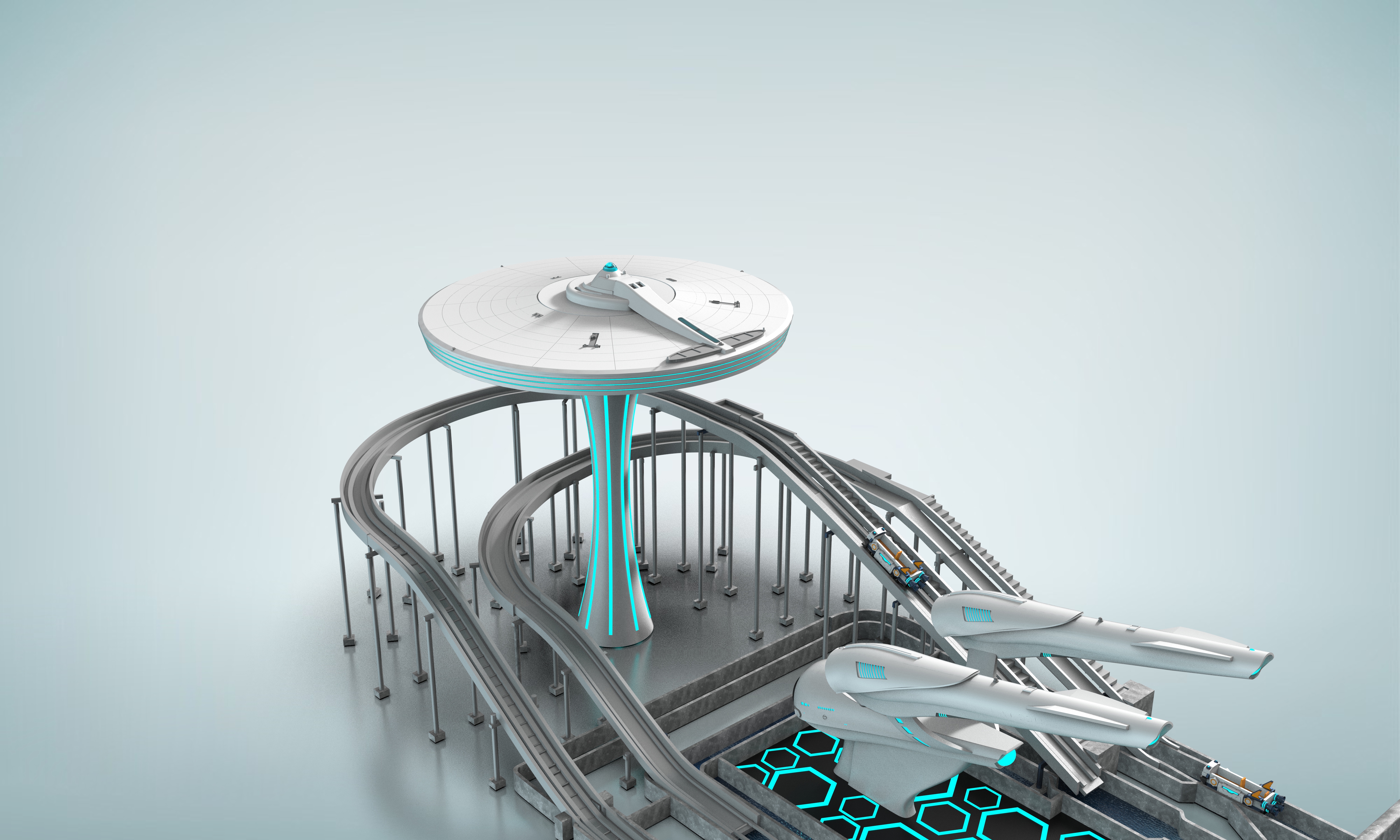 The torrent is advancing bravely.，