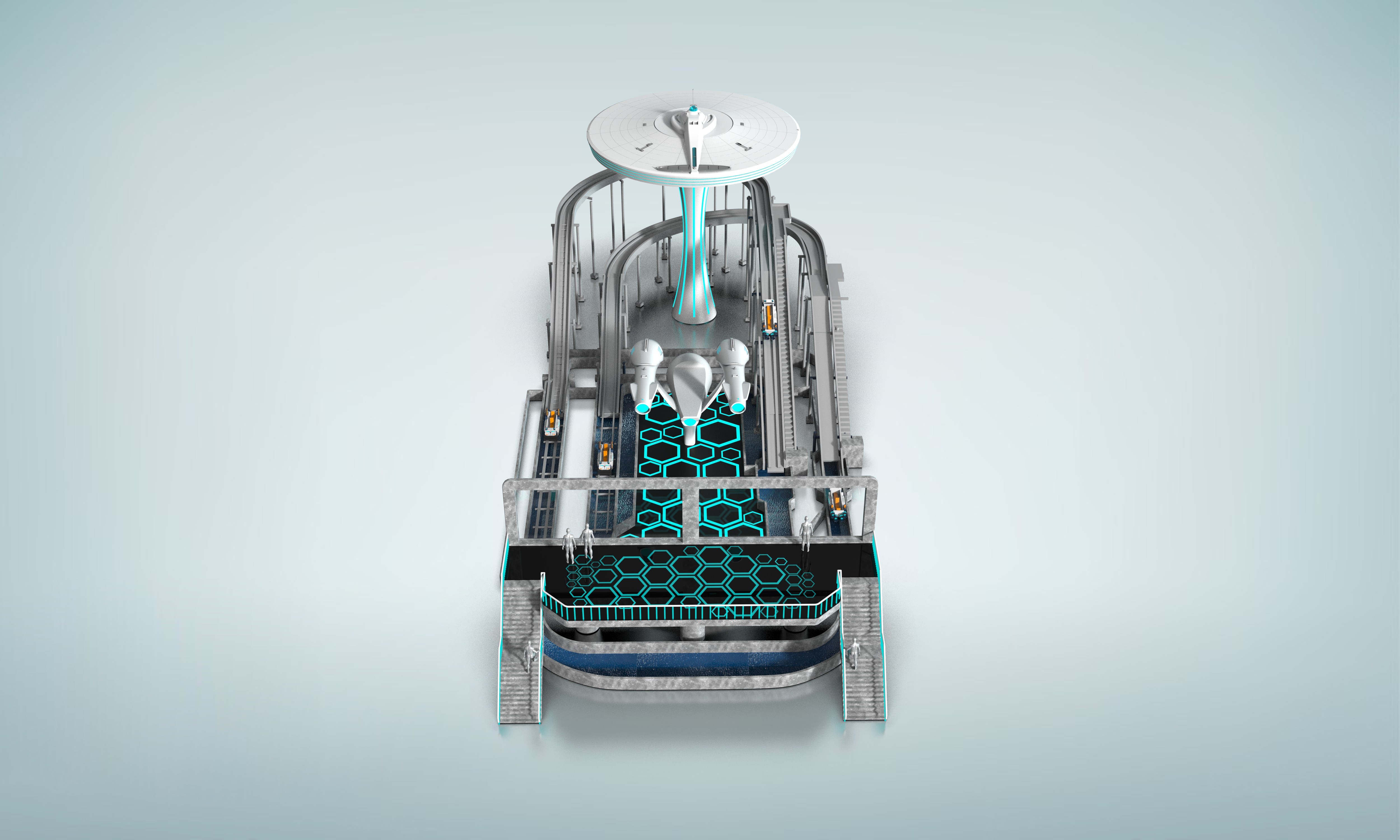 The torrent is advancing bravely.，