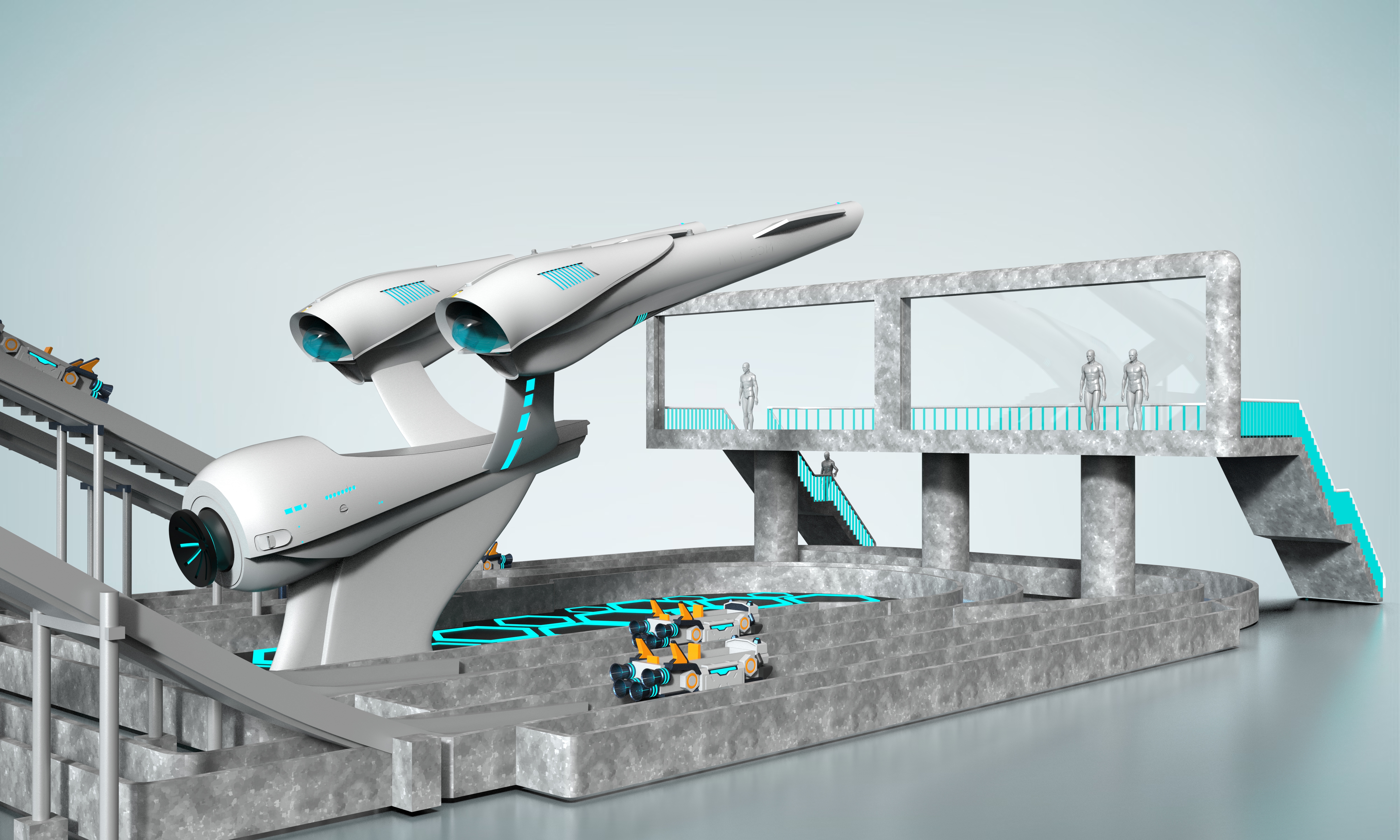 The torrent is advancing bravely.，