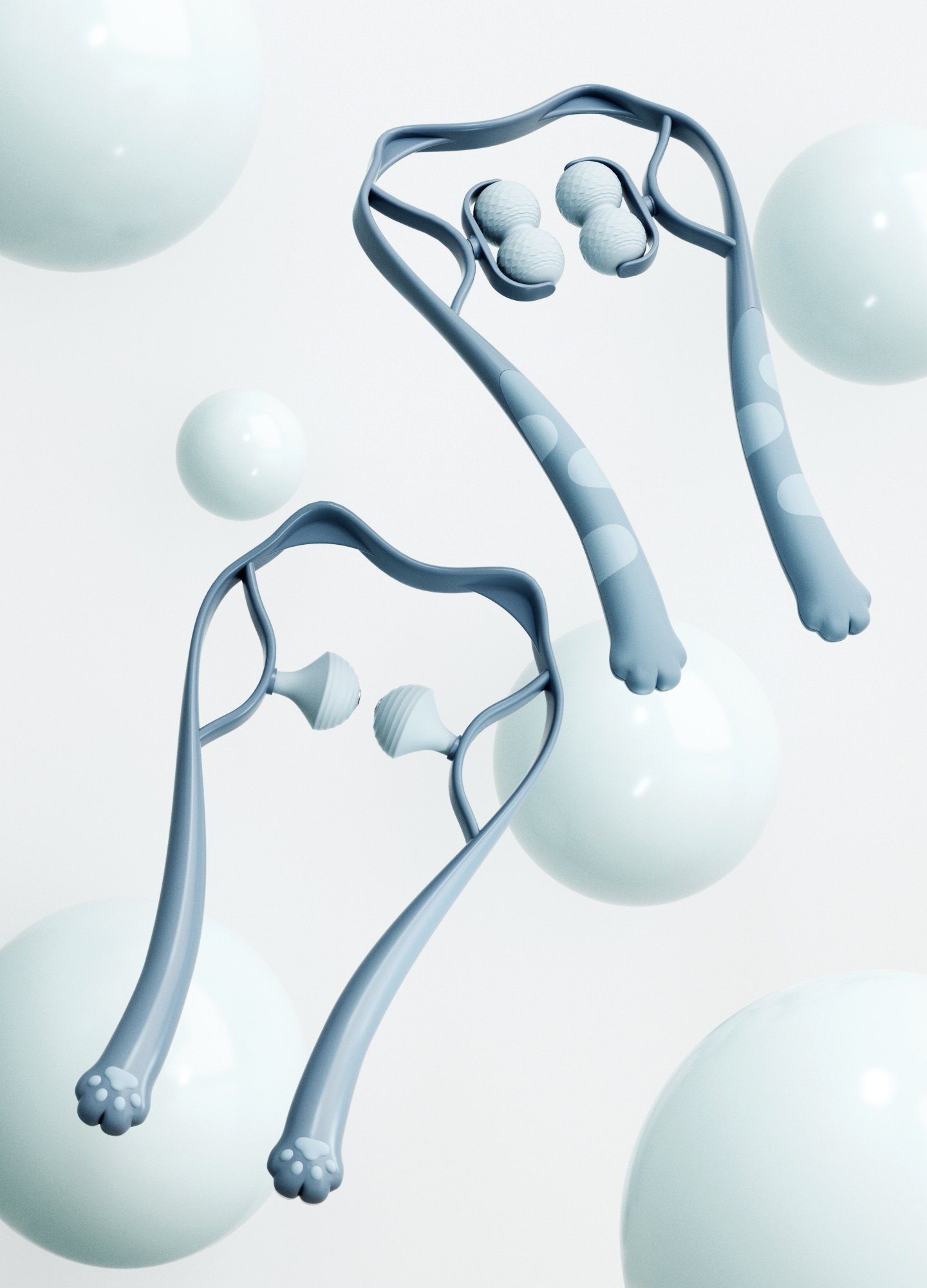 Bodybuilding，skipping rope，Fitness Equipment，Cervical Massager，Massager，Color matching，