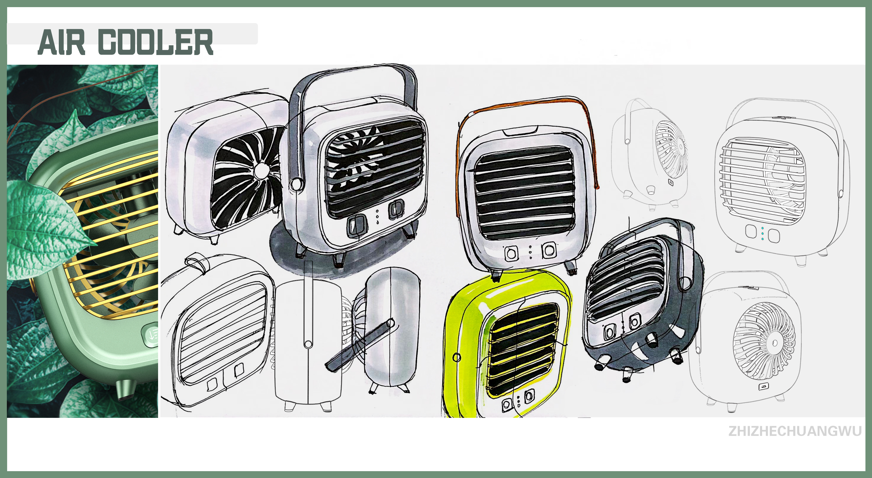 Water cooling fan，Independent patent，Compact and convenient，Strong universality of crowd environment，