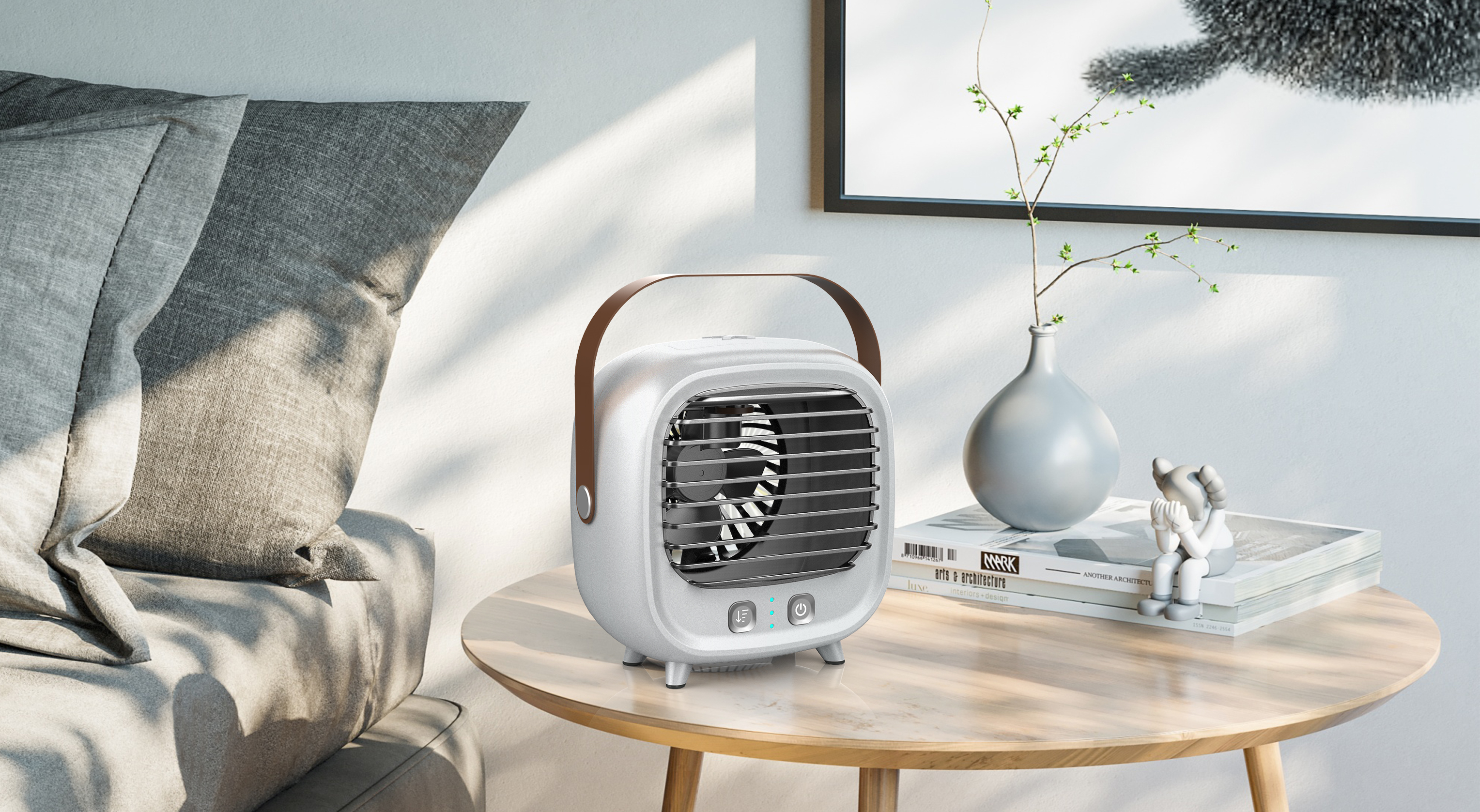 Water cooling fan，Independent patent，Compact and convenient，Strong universality of crowd environment，