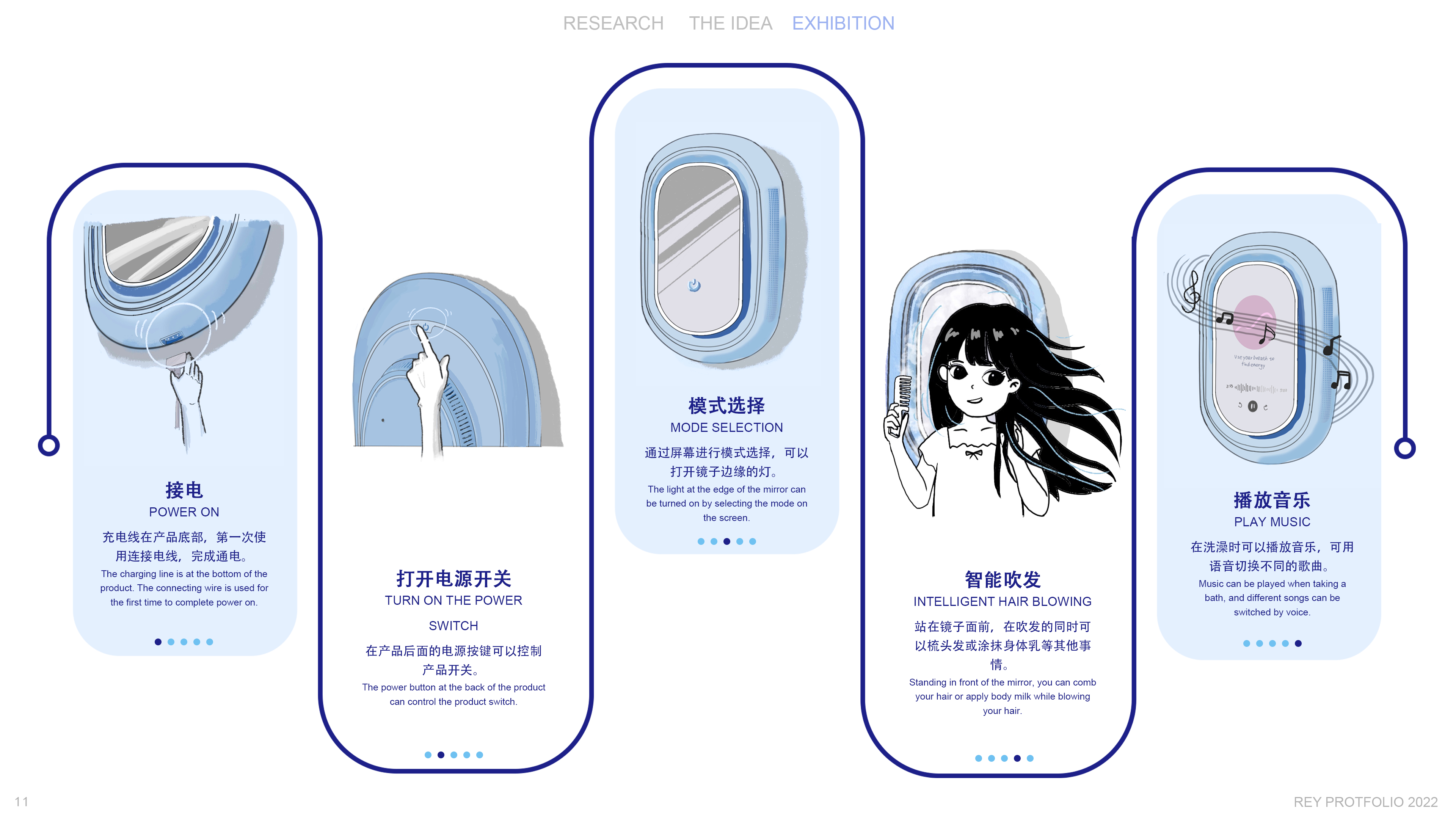 sample reels，Postgraduate entrance examination retest，hair drier，industrial design，Sanitary ware，Keyshot rendering，design analysis ，