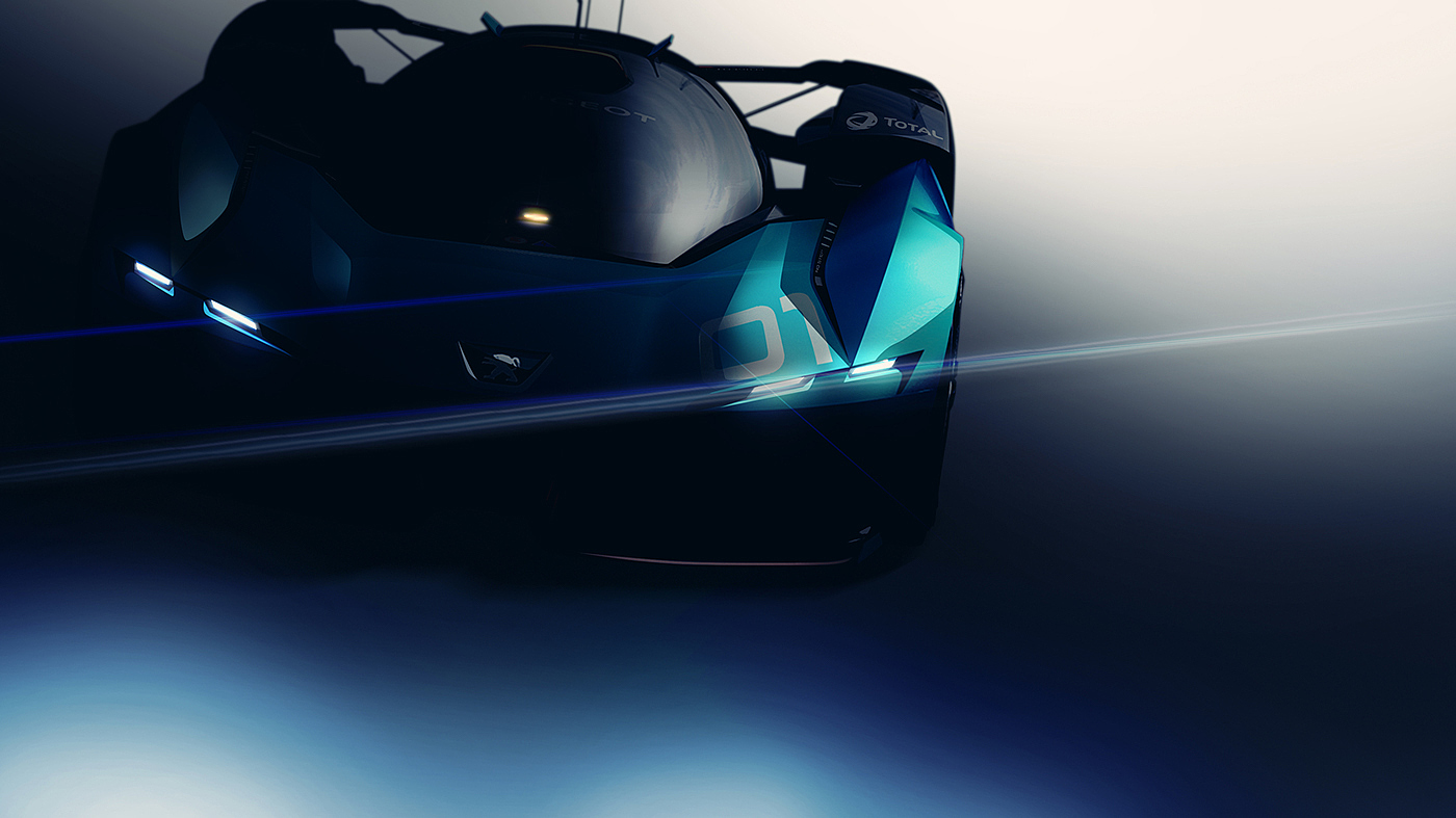 Peugeot cars，Automobile design，PEUGEOT 905 e，Super car，racing，idea sketch ，Modeling exercise，