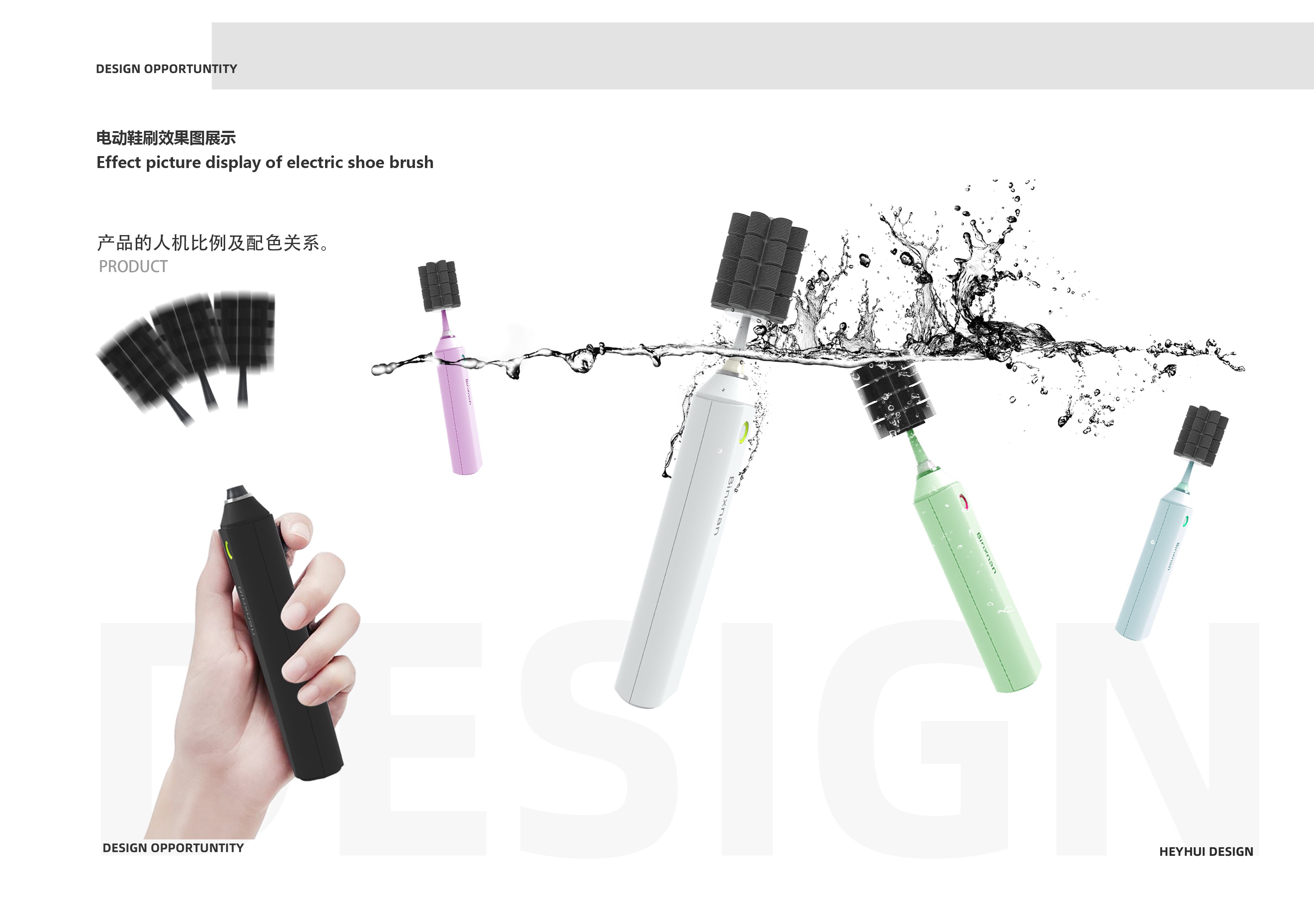 Shoe brush，Electric，