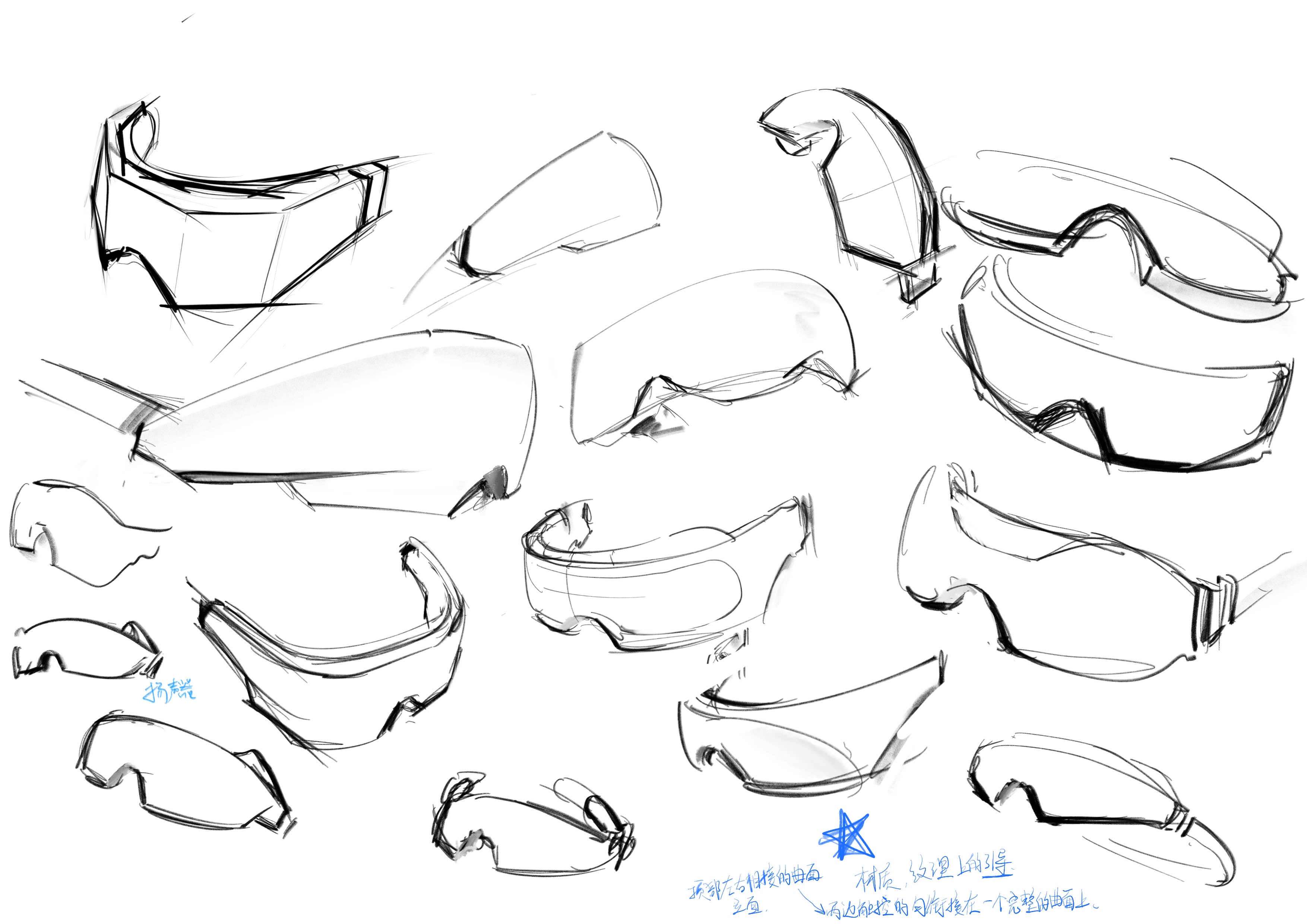 study，product design，structure，Eye protector，