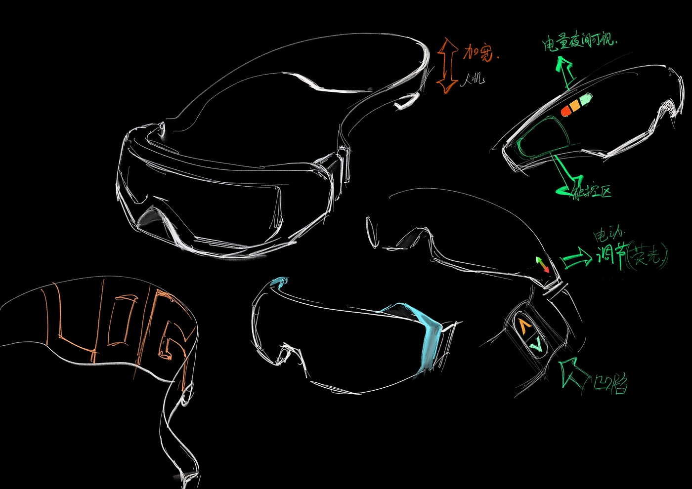 study，product design，structure，Eye protector，