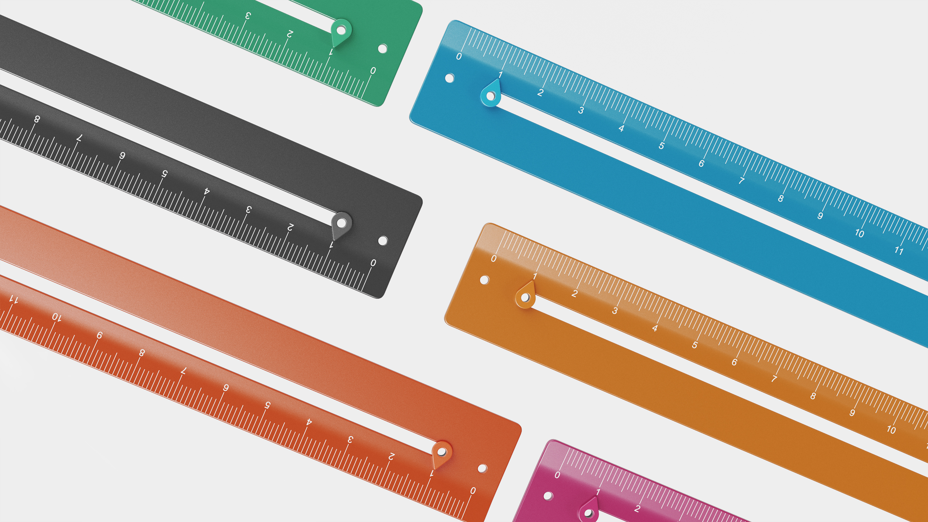 Non-stick stick ruler，Appearance design，Structural design，functional design ，Thinking innovation，
