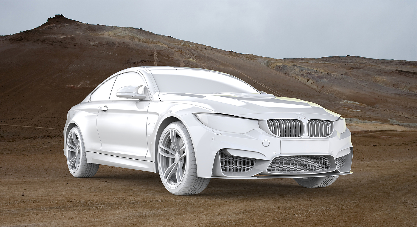 BMW, Keyshot rendering, car rendering，