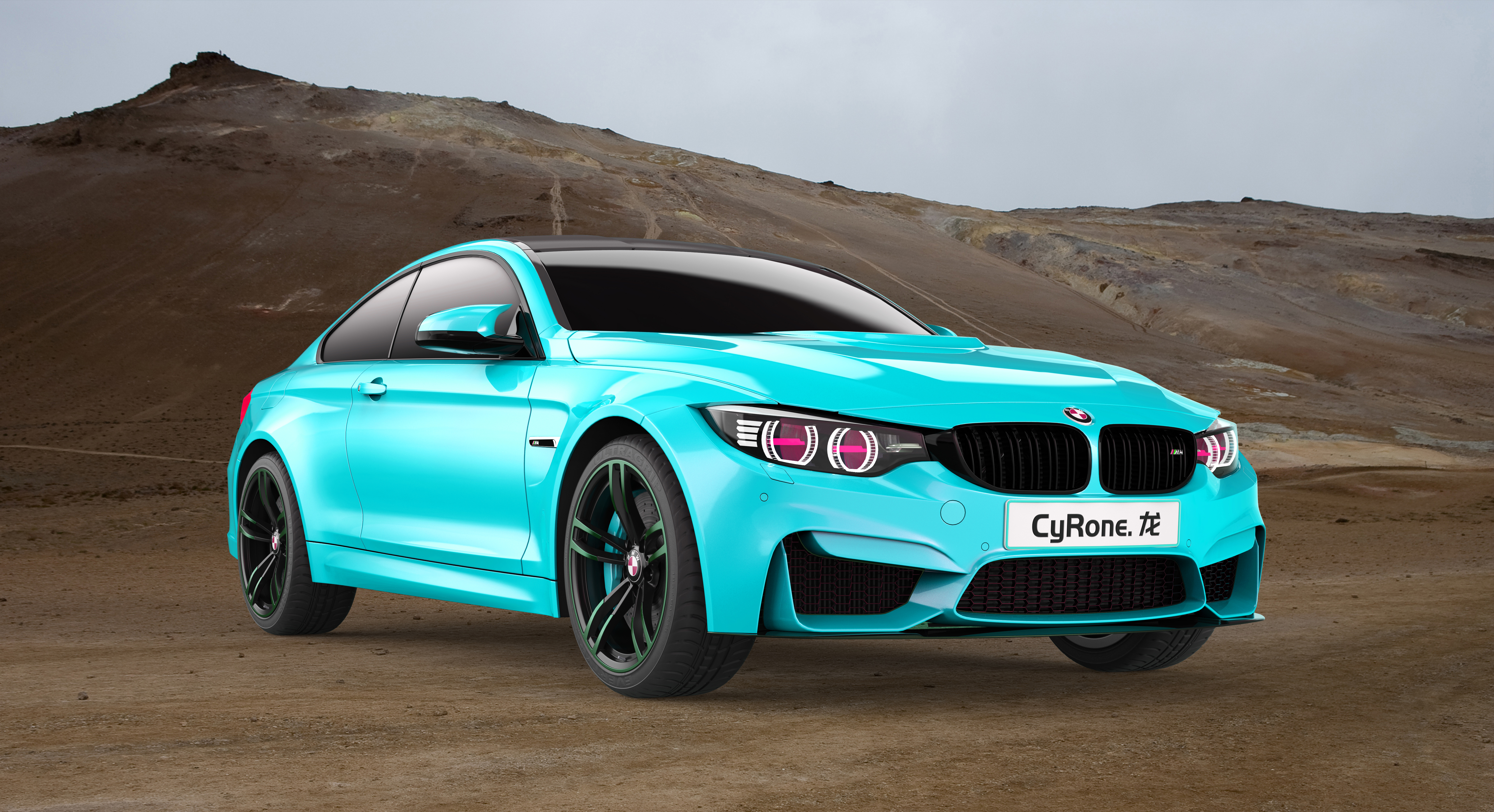BMW, Keyshot rendering, car rendering，