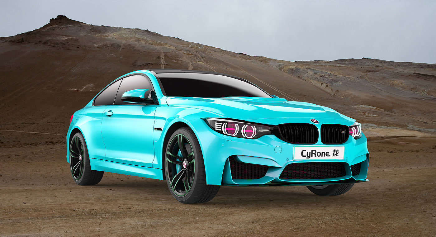 BMW, Keyshot rendering, car rendering，