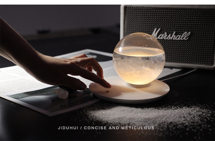 Several degrees gray nightlight，Storm bottle，Concrete lamp，