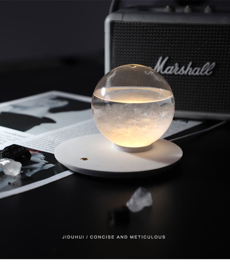 Several degrees gray nightlight，Storm bottle，Concrete lamp，