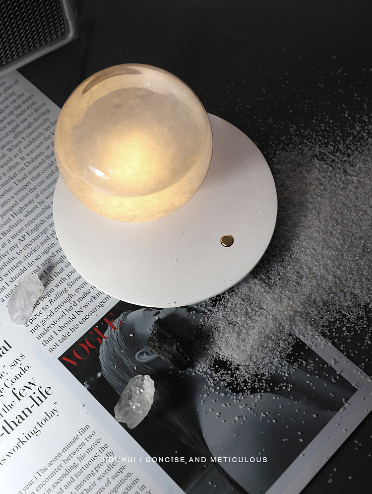 Several degrees gray nightlight，Storm bottle，Concrete lamp，