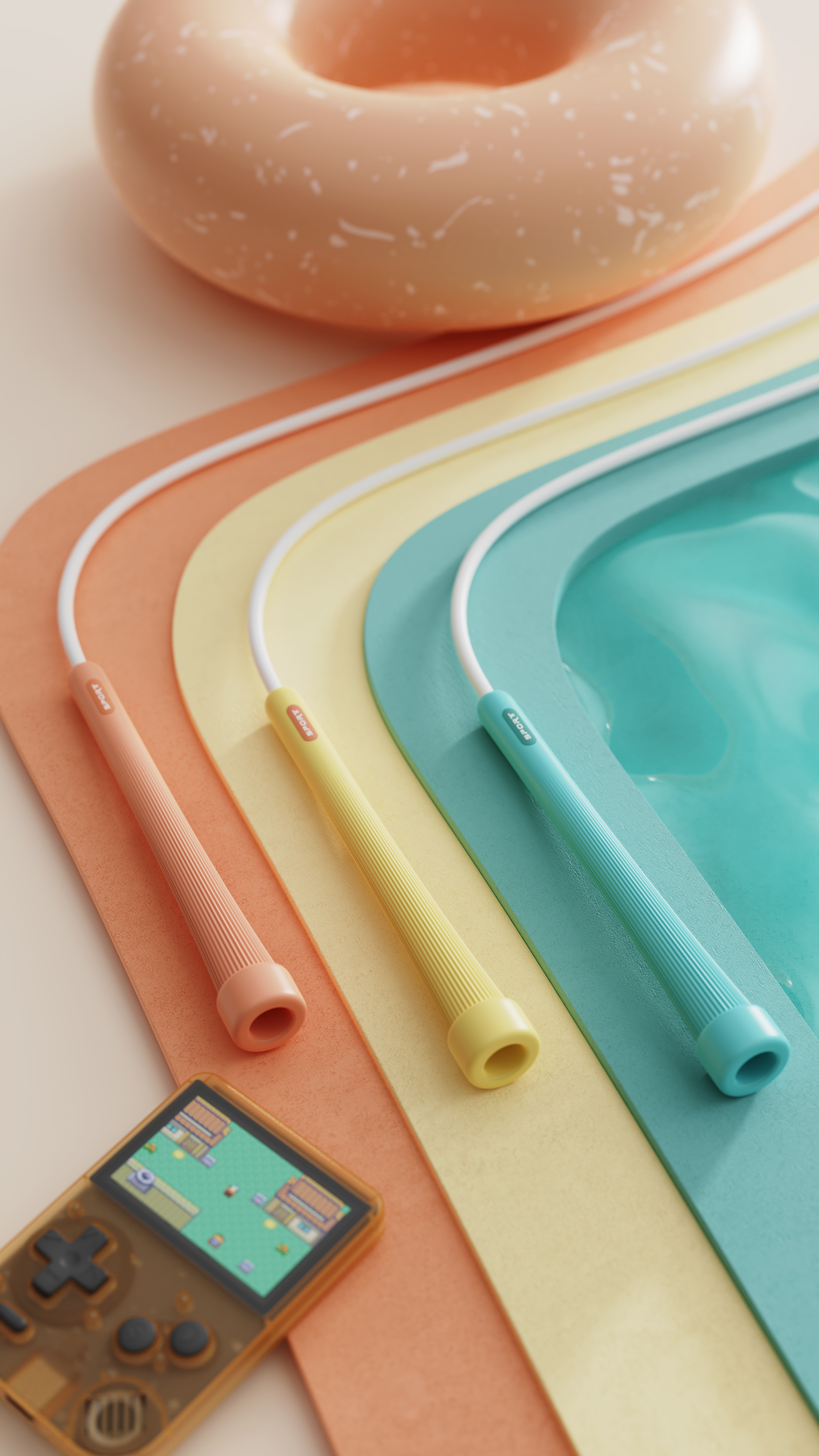 skipping rope，Sand skipping rope，motion，Outdoor fitness，