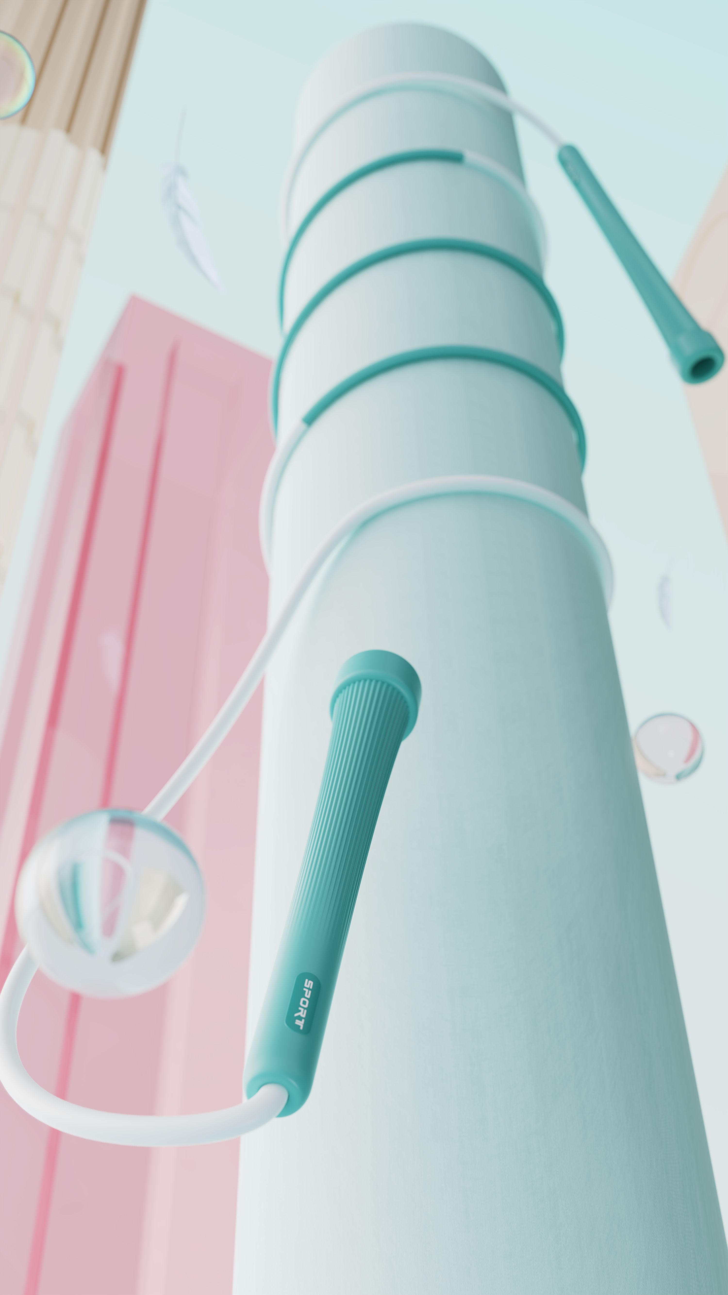 skipping rope，Sand skipping rope，motion，Outdoor fitness，