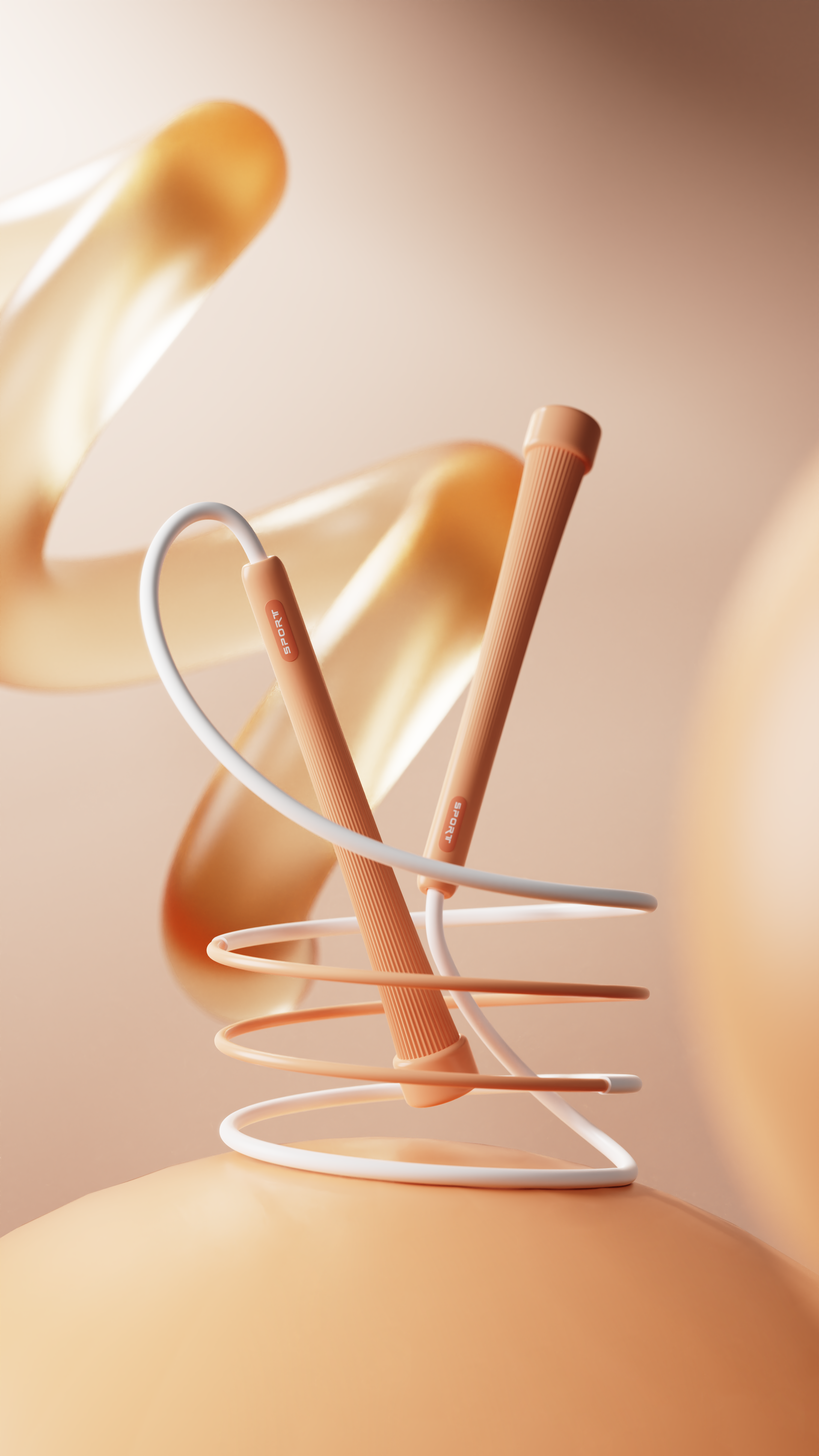 skipping rope，Sand skipping rope，motion，Outdoor fitness，