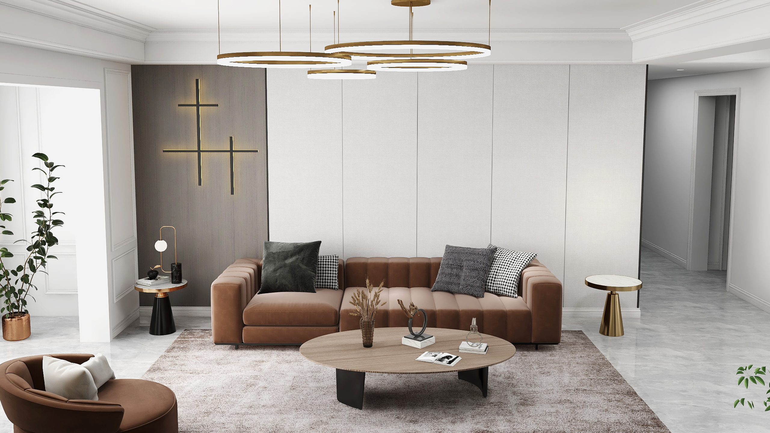 American Light Luxury Whole House，