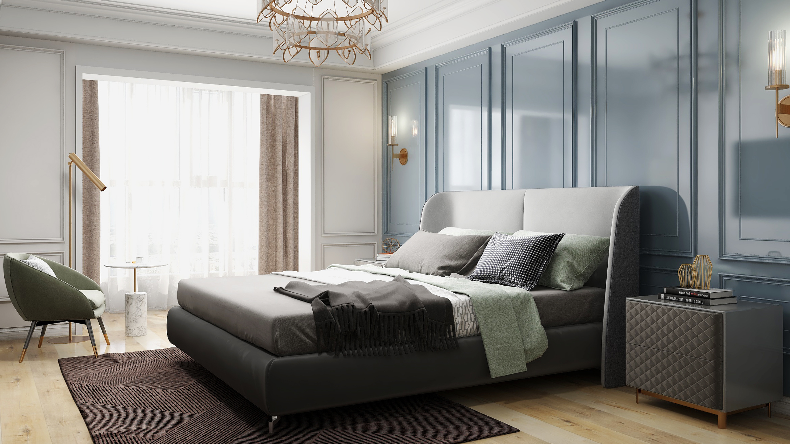 American Light Luxury Whole House，