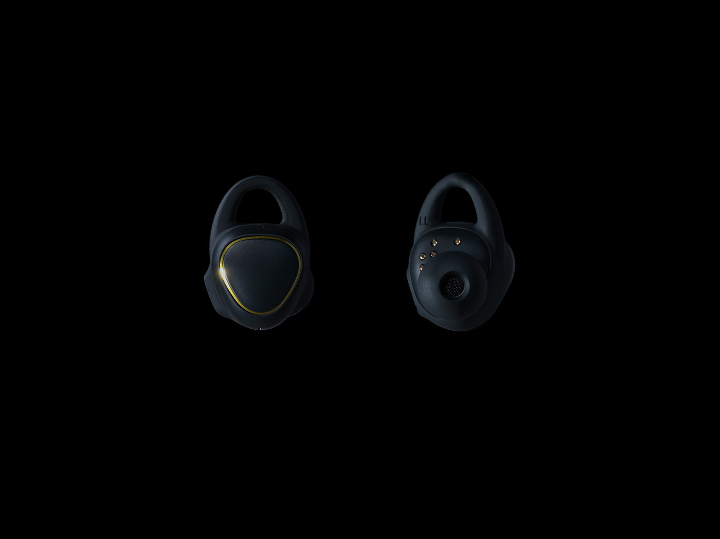 Samsung，headset，black，Picture rendering，samsung，IconX Gear，Storable，wireless，Light movement，Light and shadow，